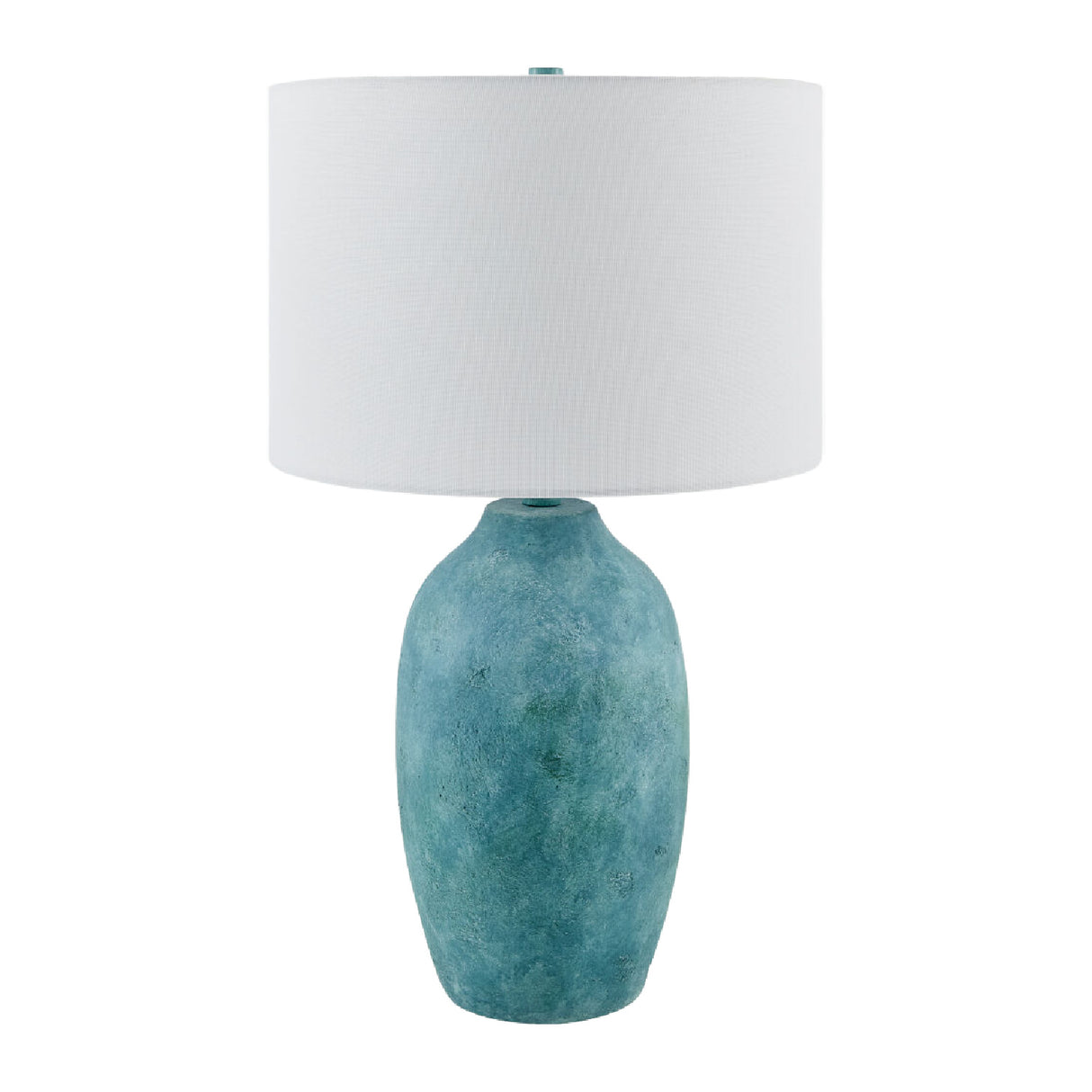 Linen Painted Cement Table Lamp | Oroa.com