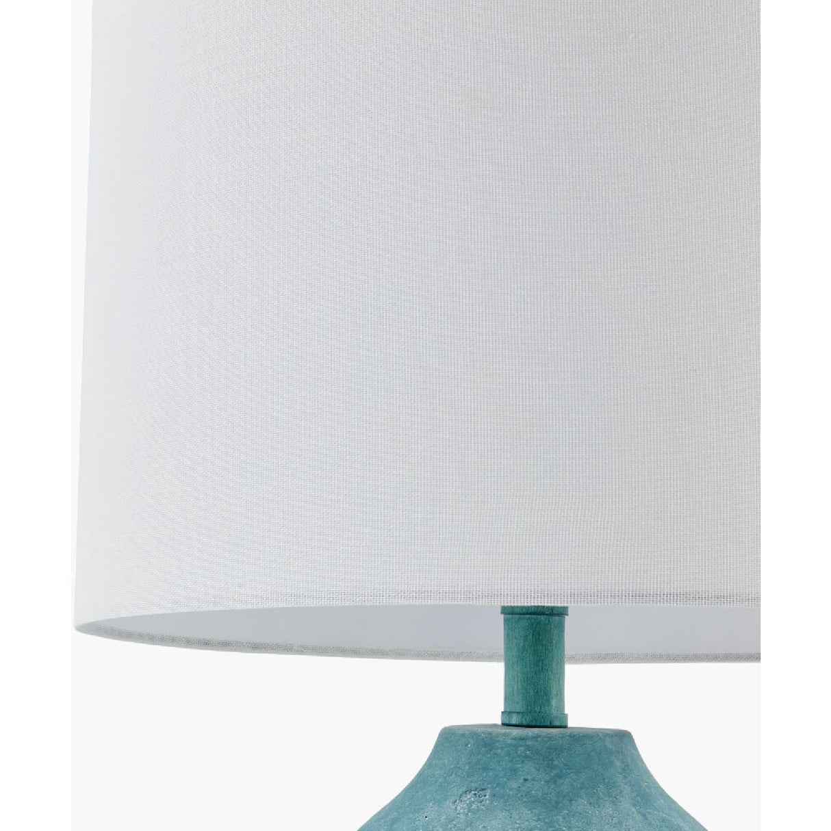 Linen Painted Cement Table Lamp | Oroa.com