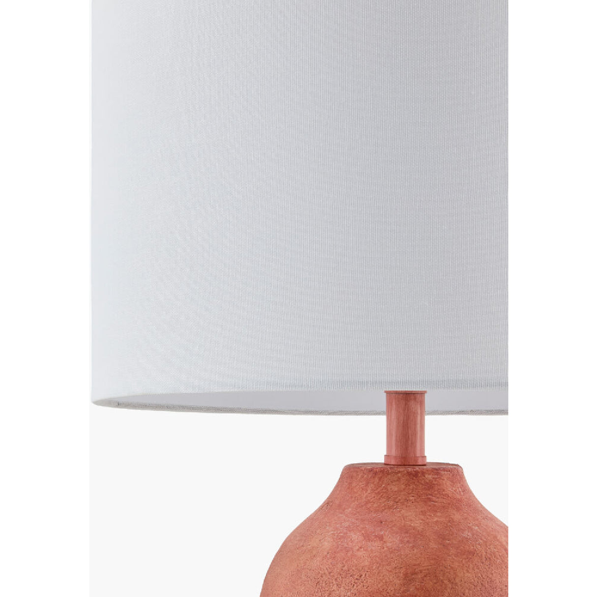 Linen Painted Cement Table Lamp | Oroa.com