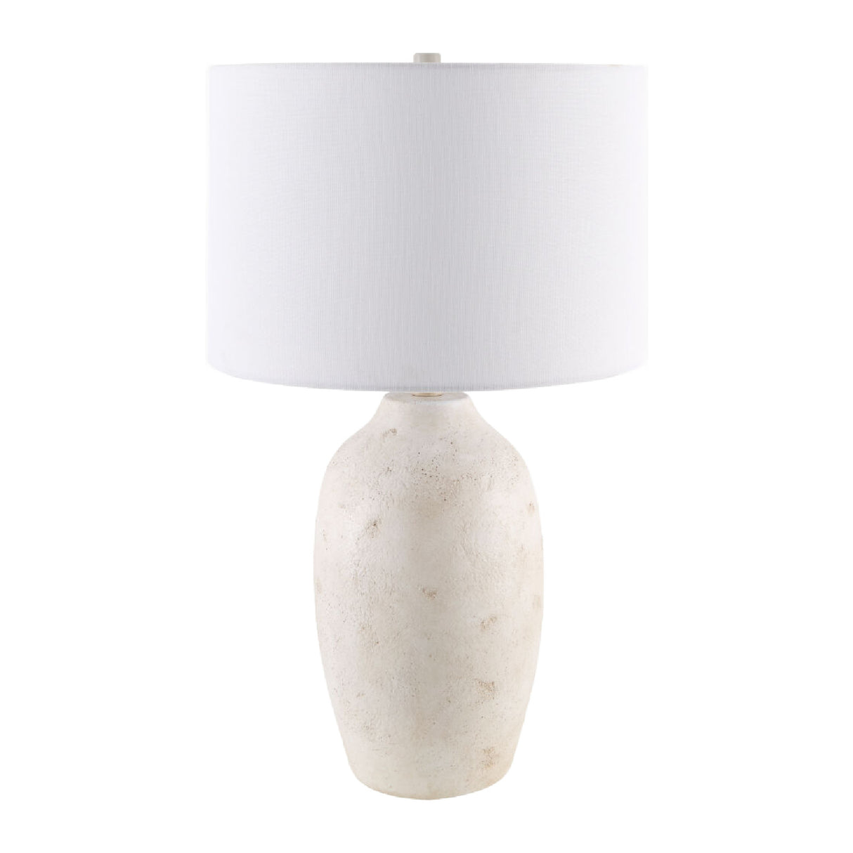 Linen Painted Cement Table Lamp | Oroa.com