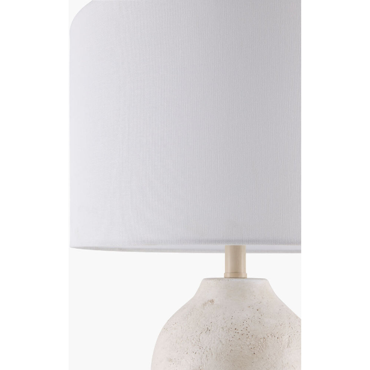 Linen Painted Cement Table Lamp | Oroa.com