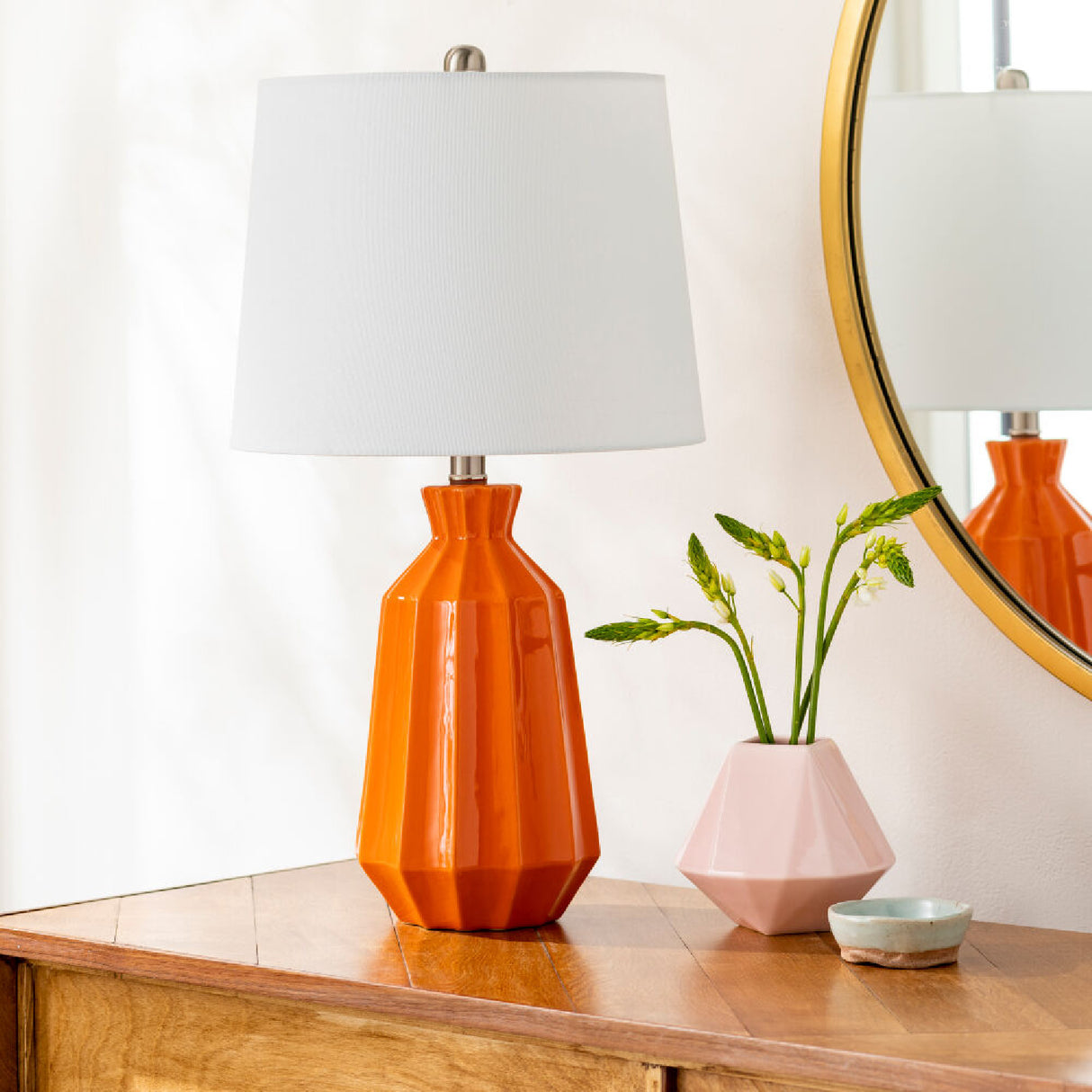 Neon Glazed Ceramic Table Lamp | Oroa.com