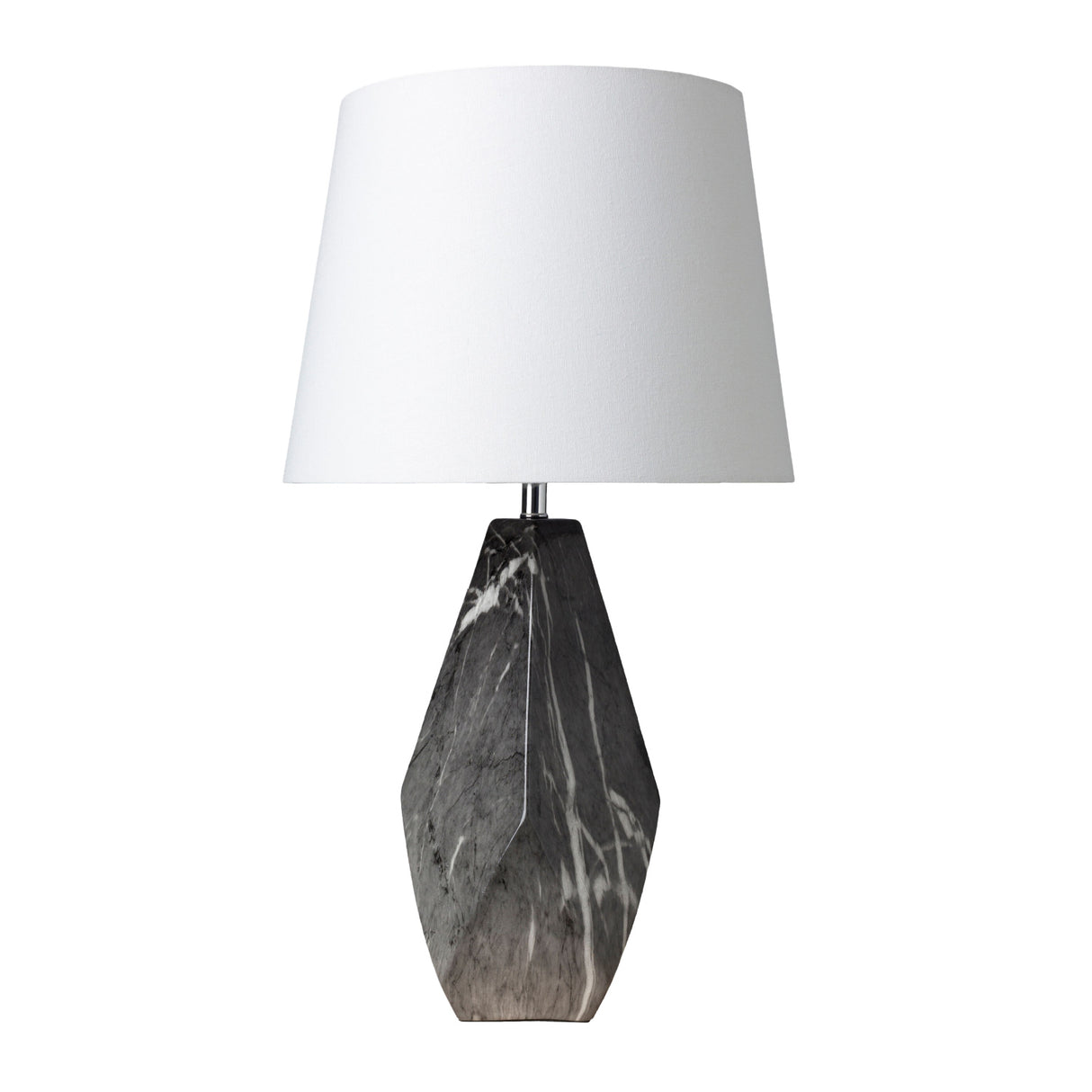 Modern European furniture - Marbled Black Ceramic Table Lamp - www.oroa.com | Oroa.com