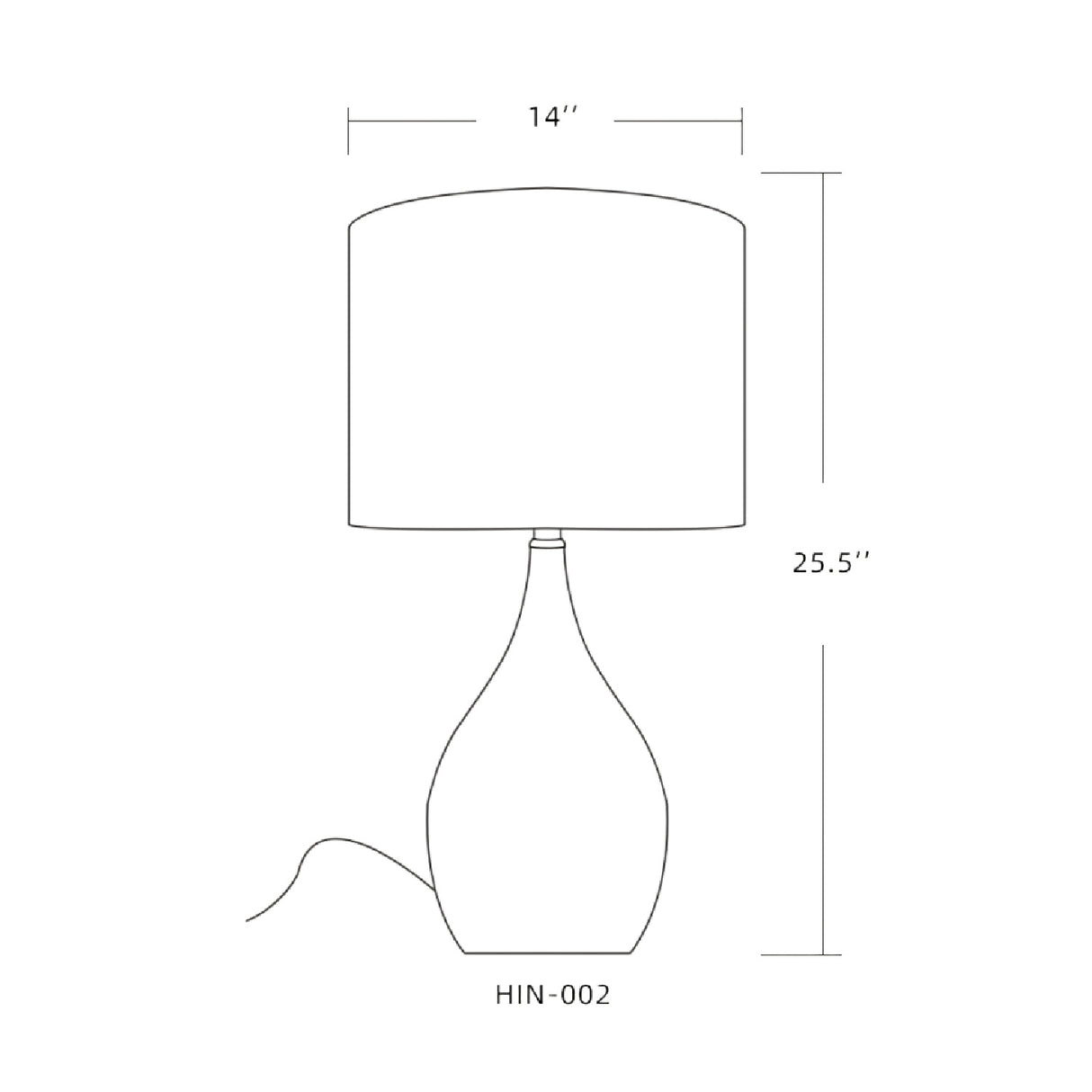 Cream Ceramic Table Lamp | Oroa.com