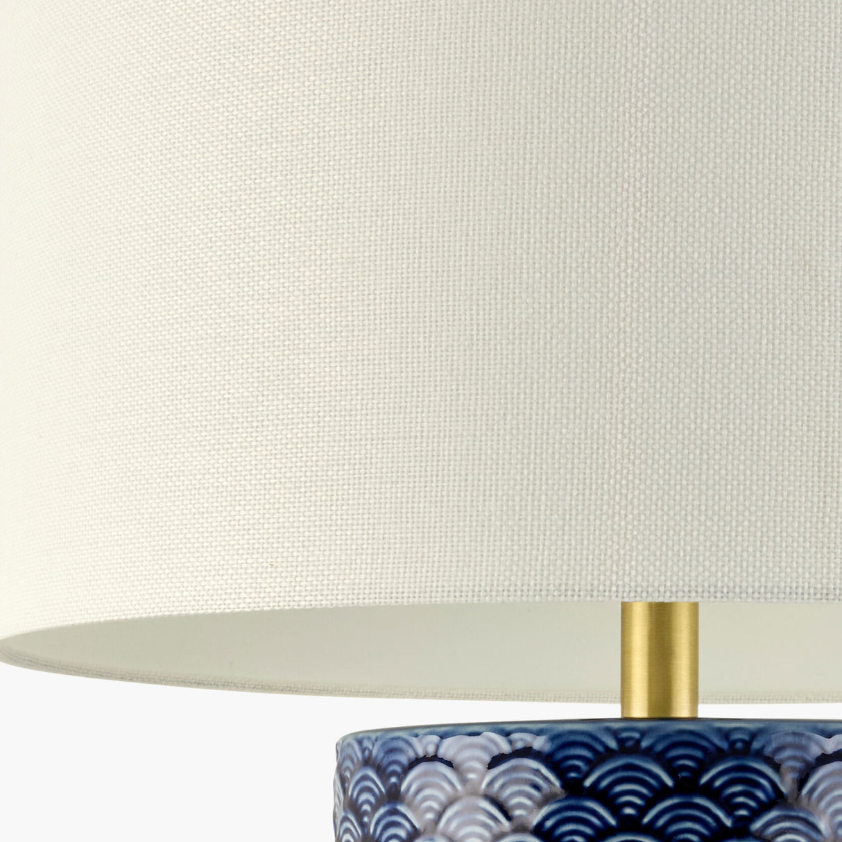 Hand-painted Blue Ceramic Table Lamp | Oroa.com