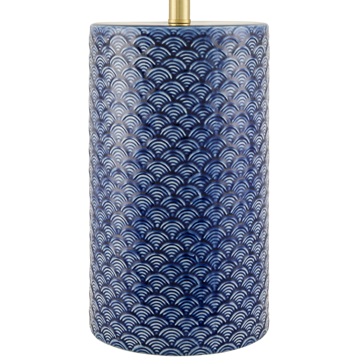 Hand-painted Blue Ceramic Table Lamp | Oroa.com