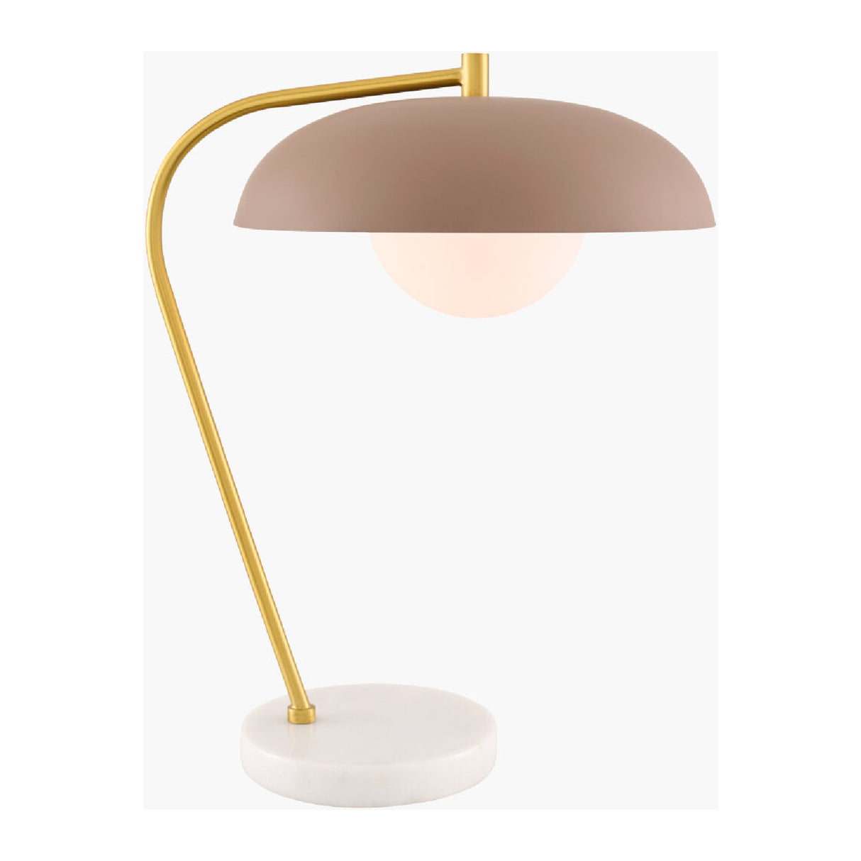 Glass Shade Sloped Table Lamp | Oroa.com