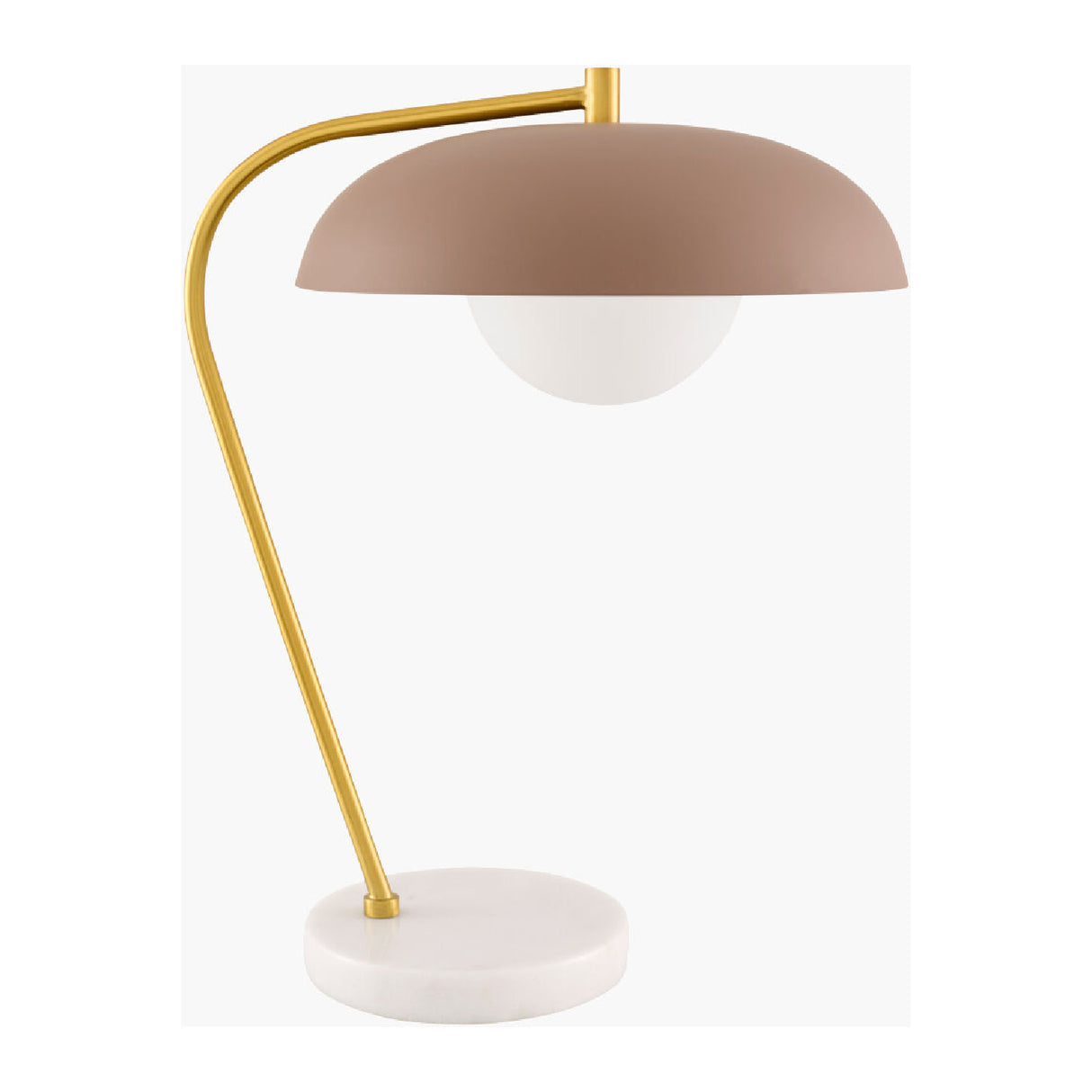 Glass Shade Sloped Table Lamp | Oroa.com