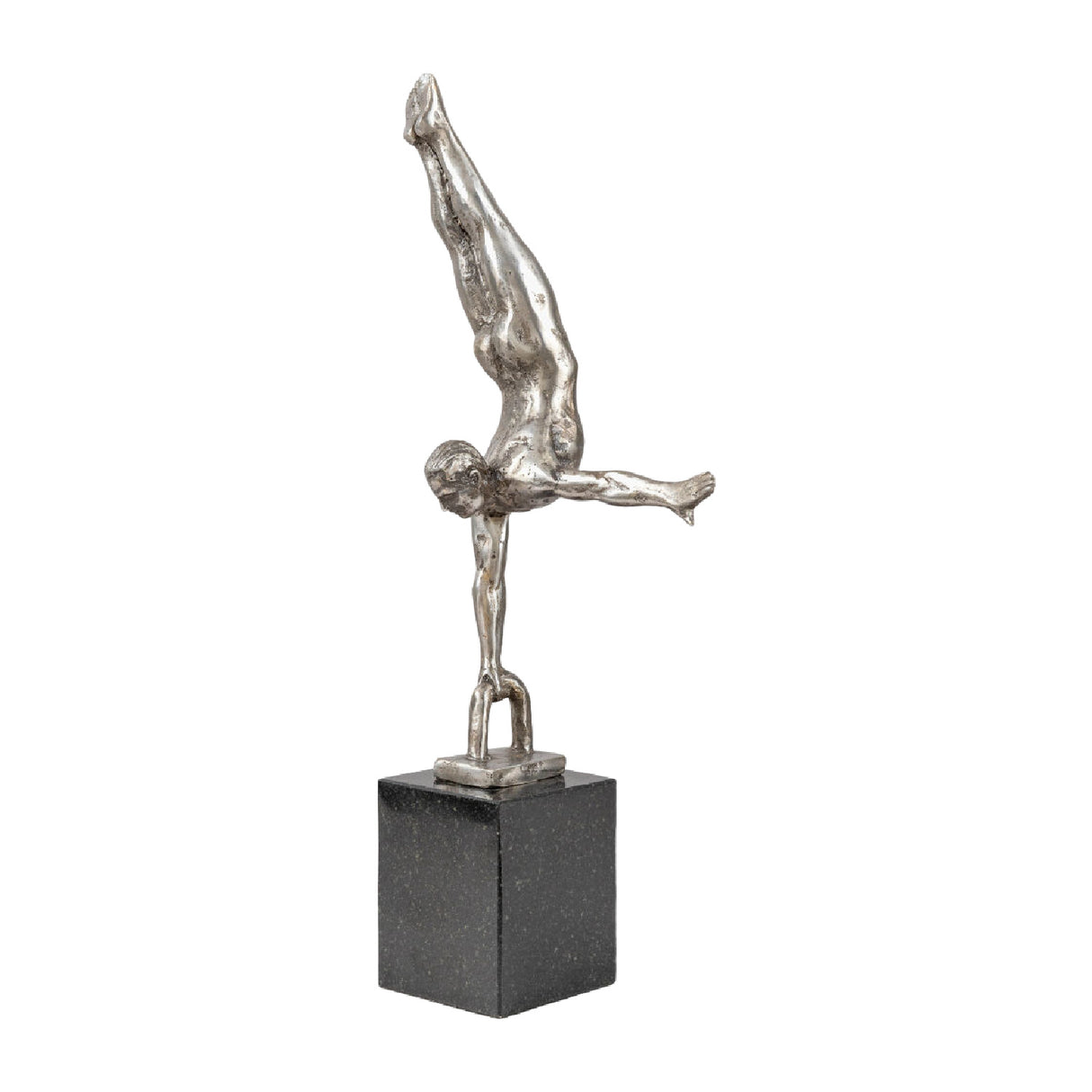 Modern European furniture - Antiqued Iron Handstand Sculpture - www.oroa.com | Oroa.com