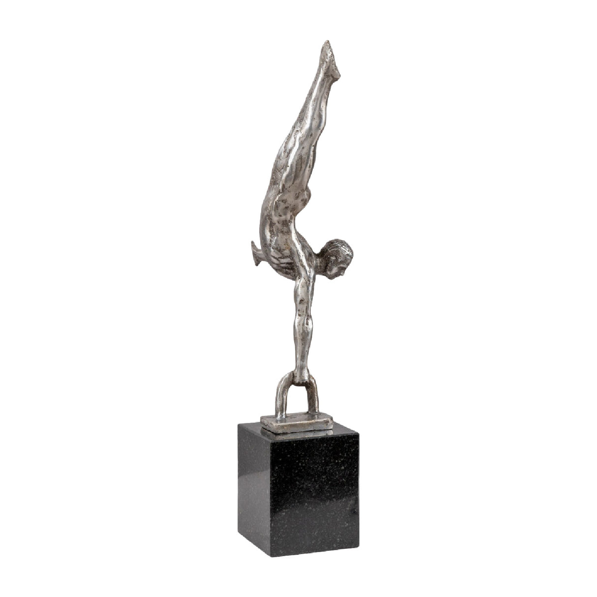 Modern European furniture - Antiqued Iron Handstand Sculpture - www.oroa.com | Oroa.com