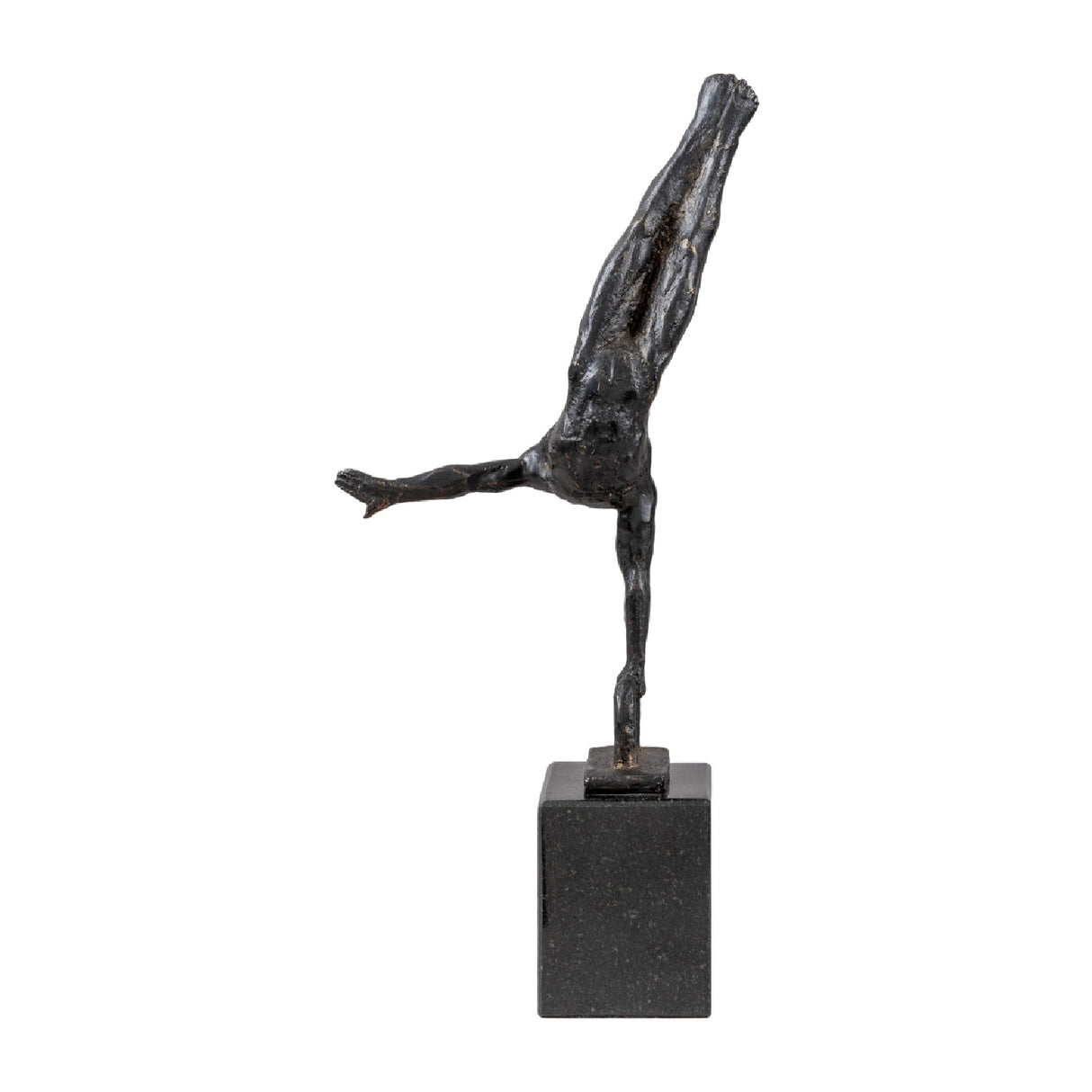 Modern European furniture - Antiqued Iron Handstand Sculpture - www.oroa.com | Oroa.com