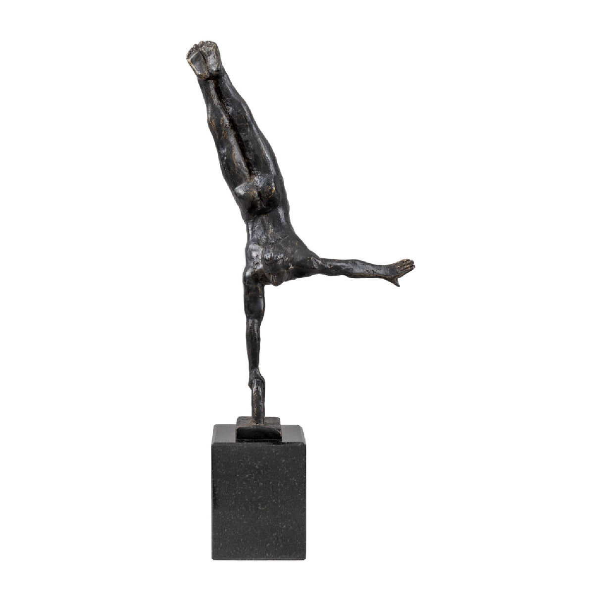 Modern European furniture - Antiqued Iron Handstand Sculpture - www.oroa.com | Oroa.com