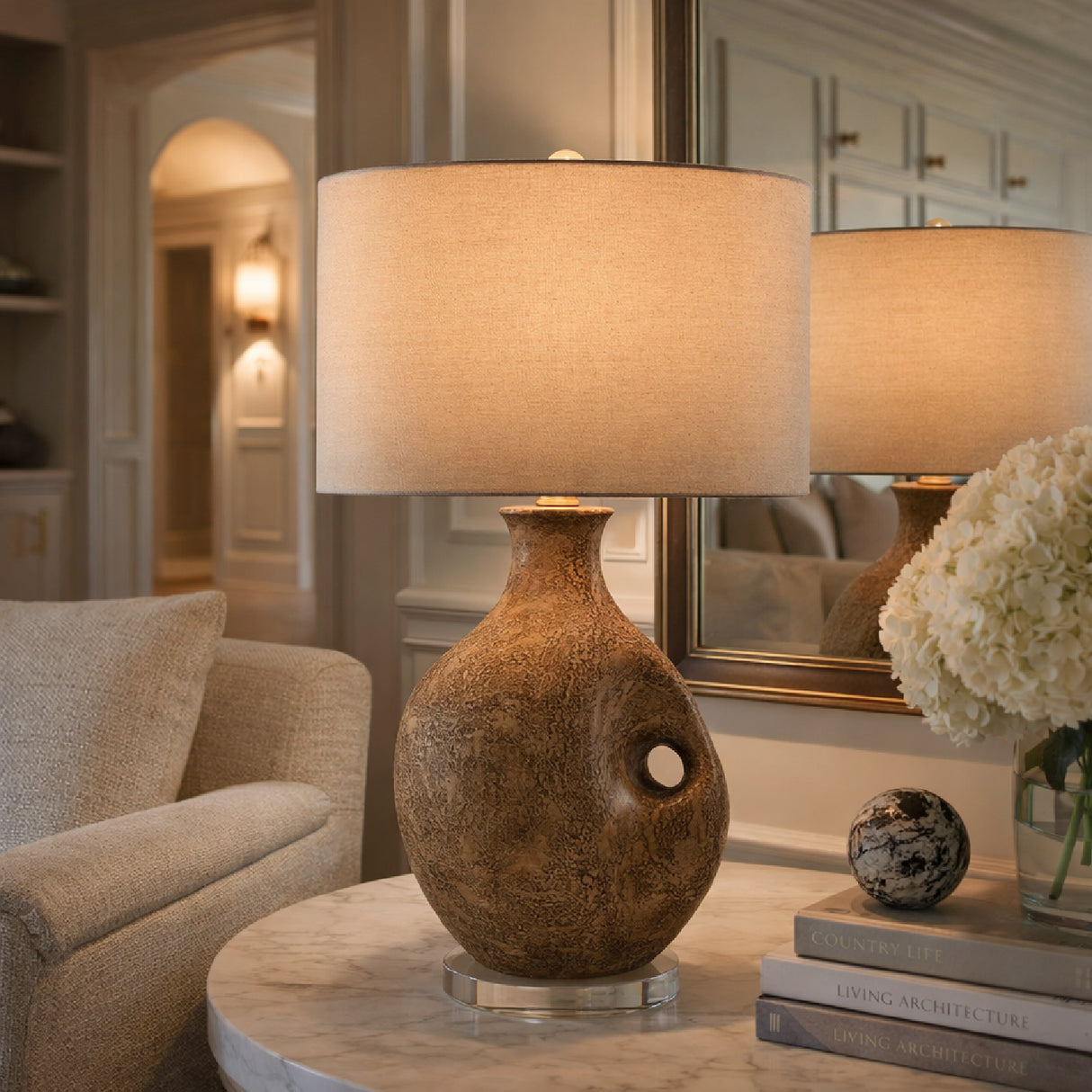 Painted Vase Inspired Table Lamp | Oroa.com