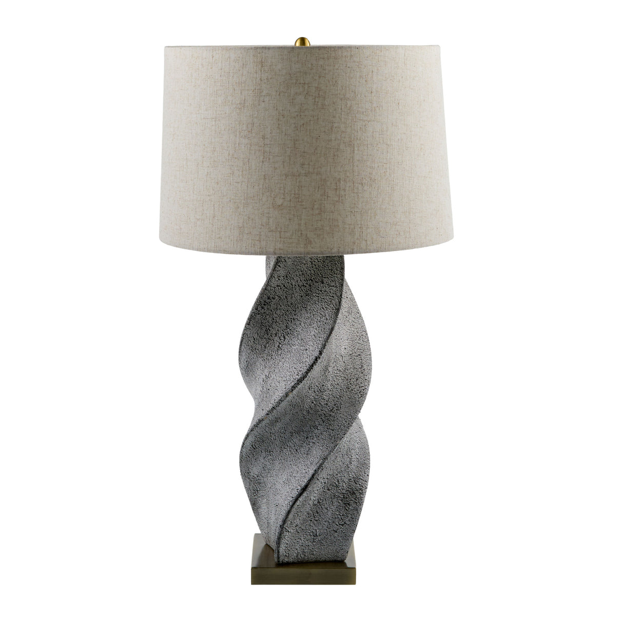 Modern European furniture - Twisted Ceramic Accent Table Lamp - www.oroa.com | Oroa.com