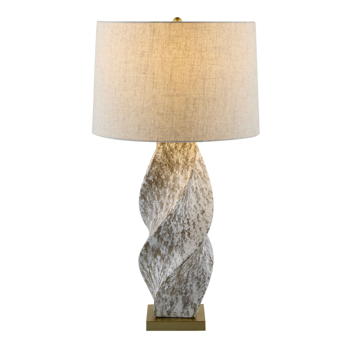 Modern European furniture - Twisted Ceramic Accent Table Lamp - www.oroa.com | Oroa.com