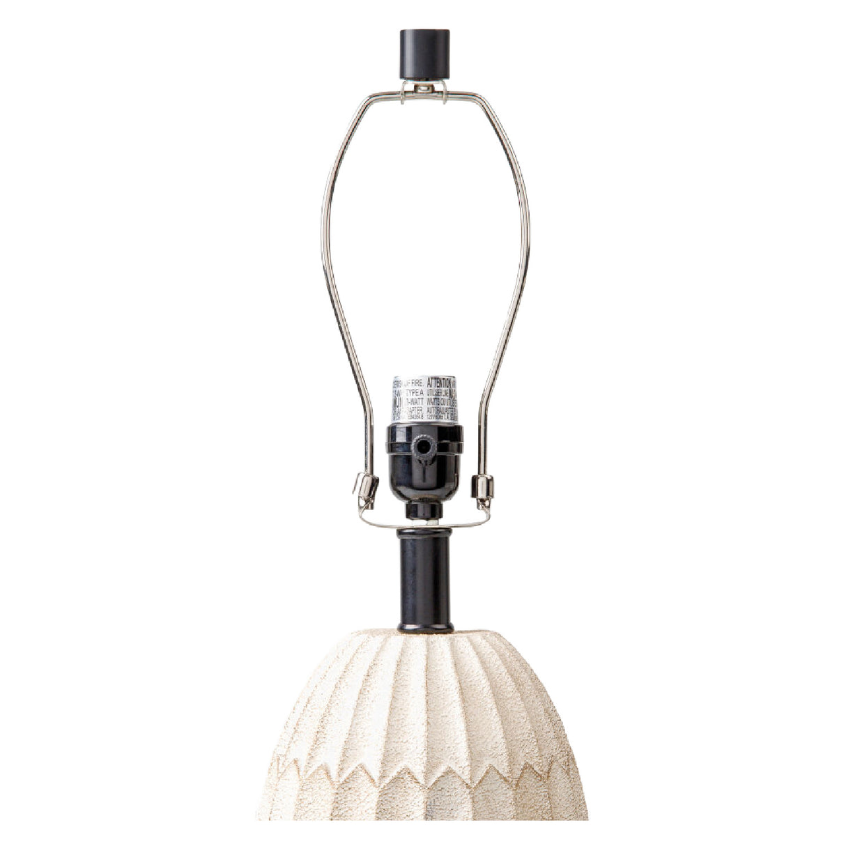 Modern European furniture - White Linen Accent Table Lamp - www.oroa.com | Oroa.com