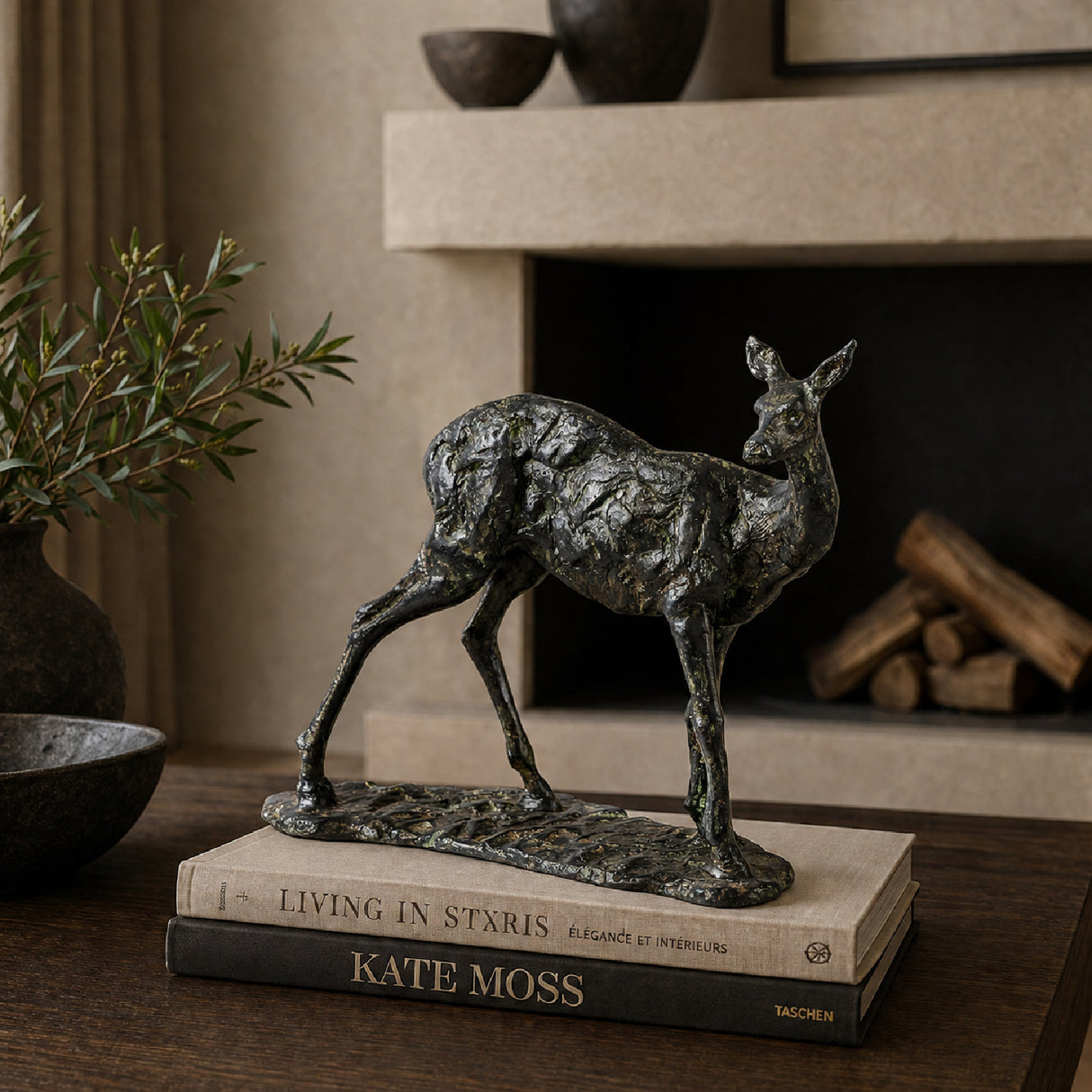Modern European furniture - Antiqued Iron Decorative Sculpture - www.oroa.com | Oroa.com