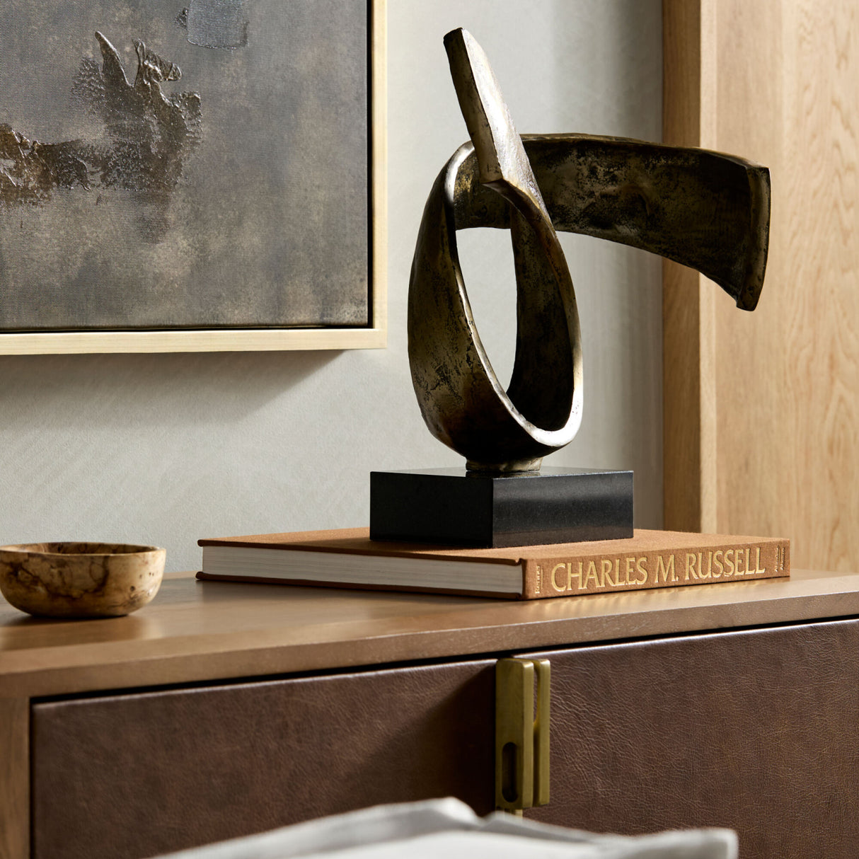 Modern European furniture - Antiqued Iron Decorative Sculpture - www.oroa.com | Oroa.com
