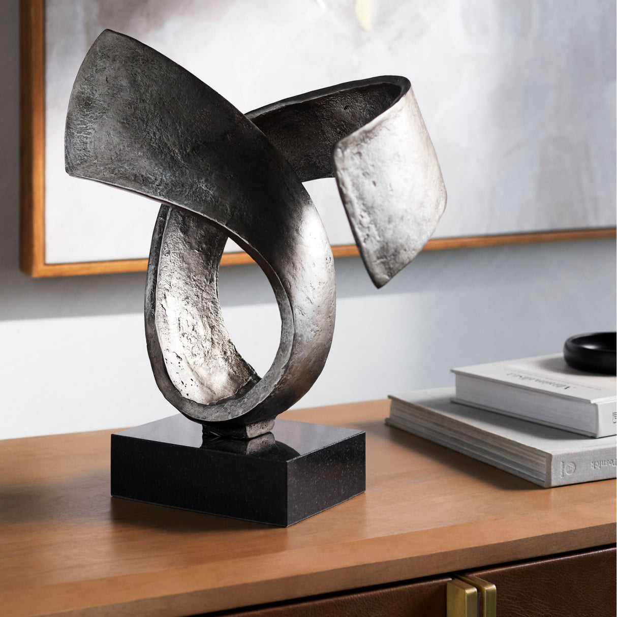 Modern European furniture - Antiqued Iron Decorative Sculpture - www.oroa.com | Oroa.com