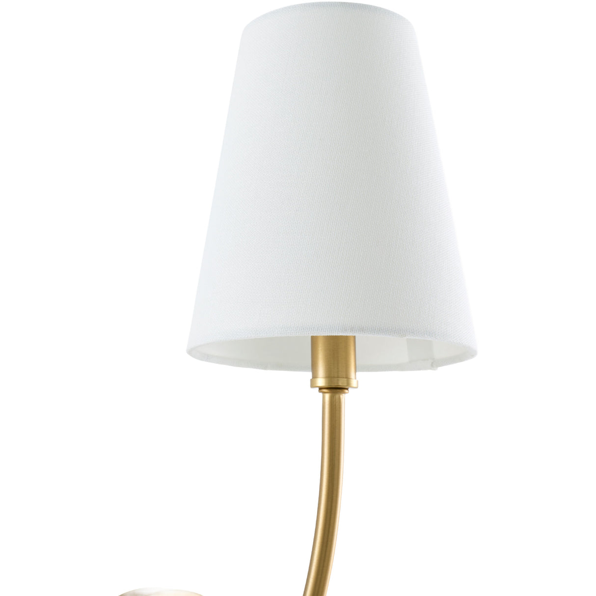 Modern European furniture - White Cotton Shade Wall Lamp - www.oroa.com | Oroa.com