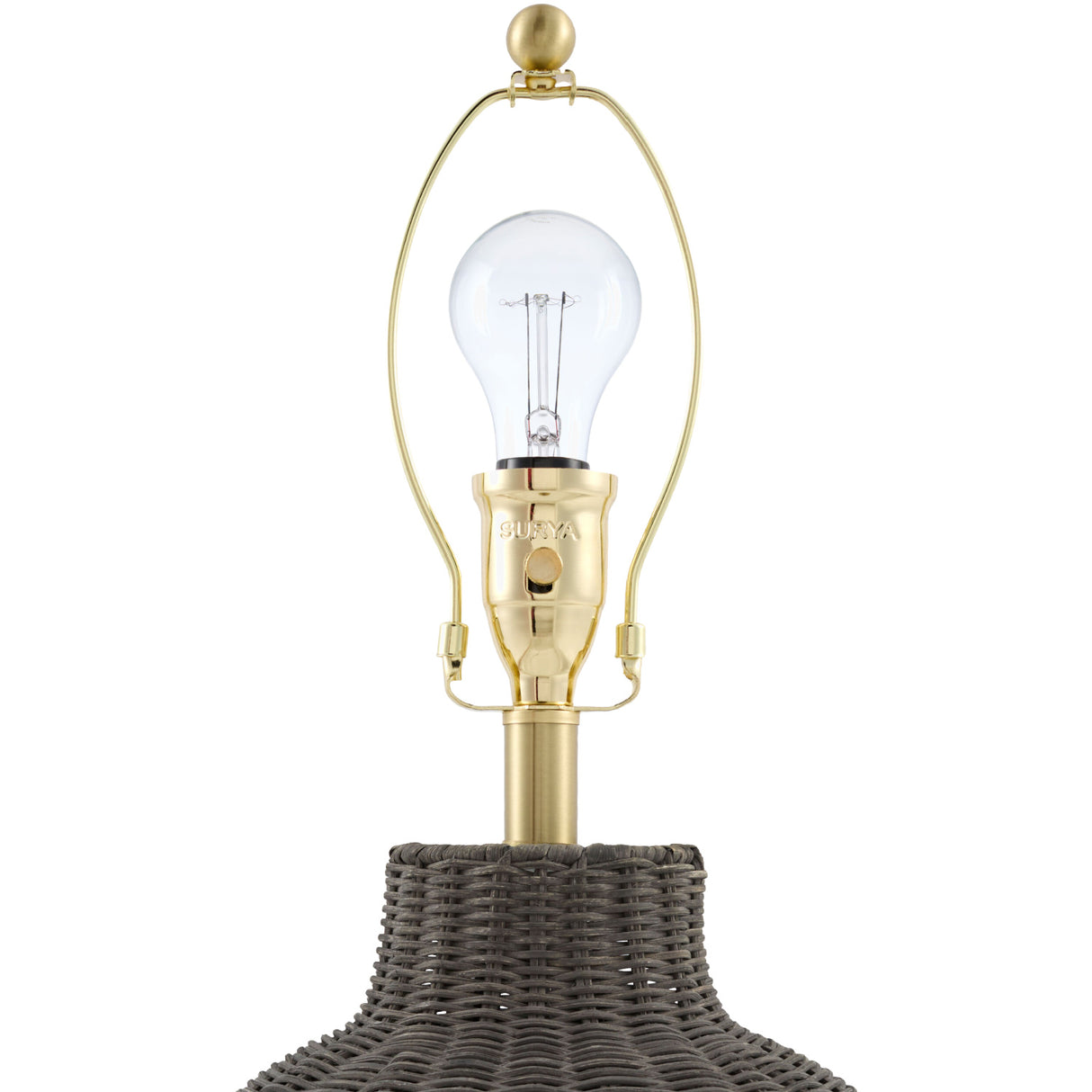 Modern European furniture - Rattan Base Accent Table Lamp S - www.oroa.com | Oroa.com