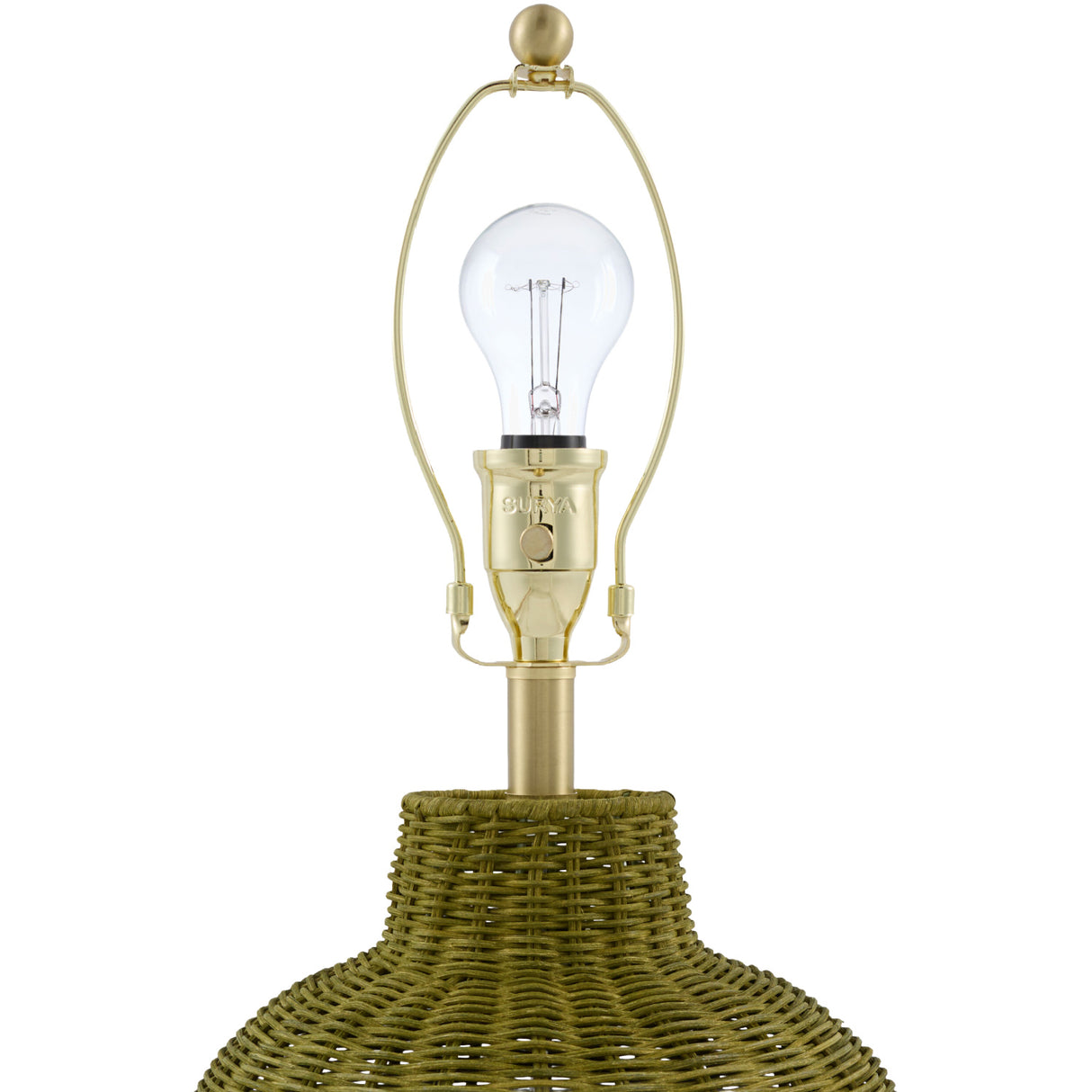 Modern European furniture - Rattan Base Accent Table Lamp S - www.oroa.com | Oroa.com