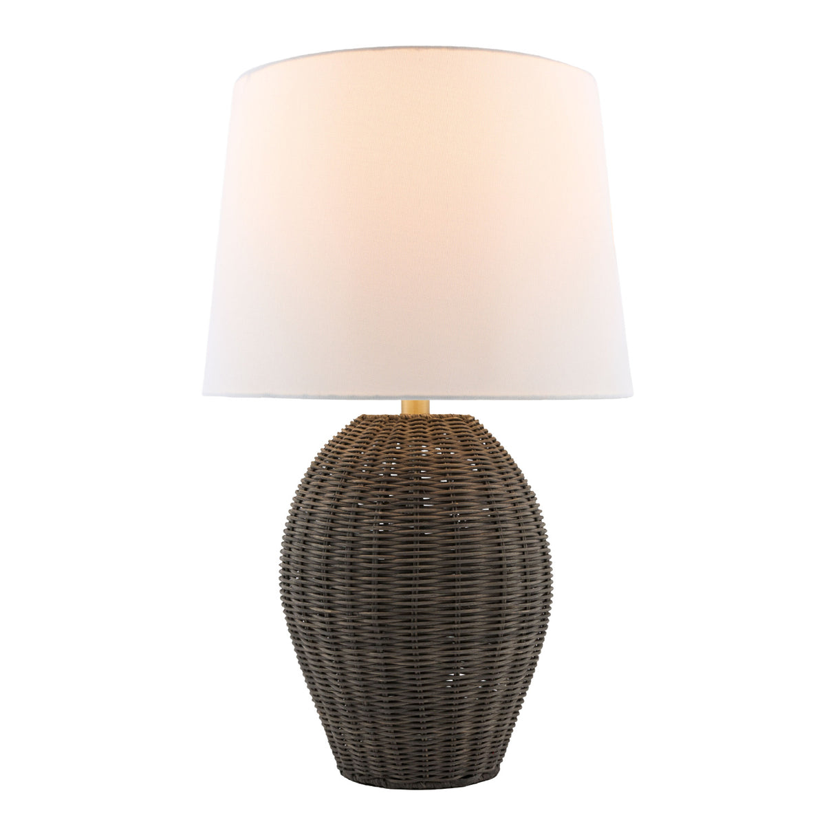 Modern European furniture - Rattan Base Accent Table Lamp L - www.oroa.com | Oroa.com