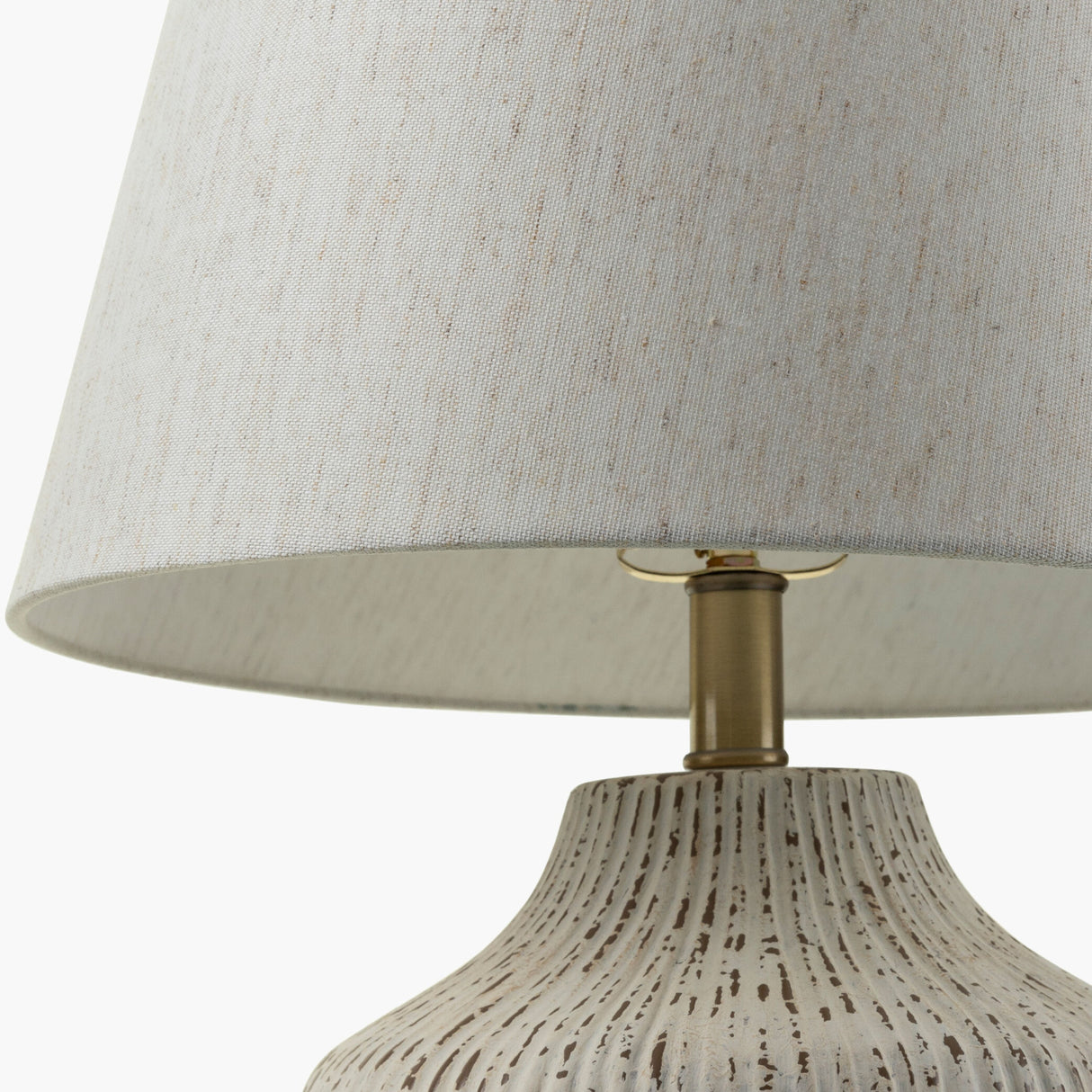Modern European furniture - Chrome White Ceramic Table Lamp - www.oroa.com | Oroa.com