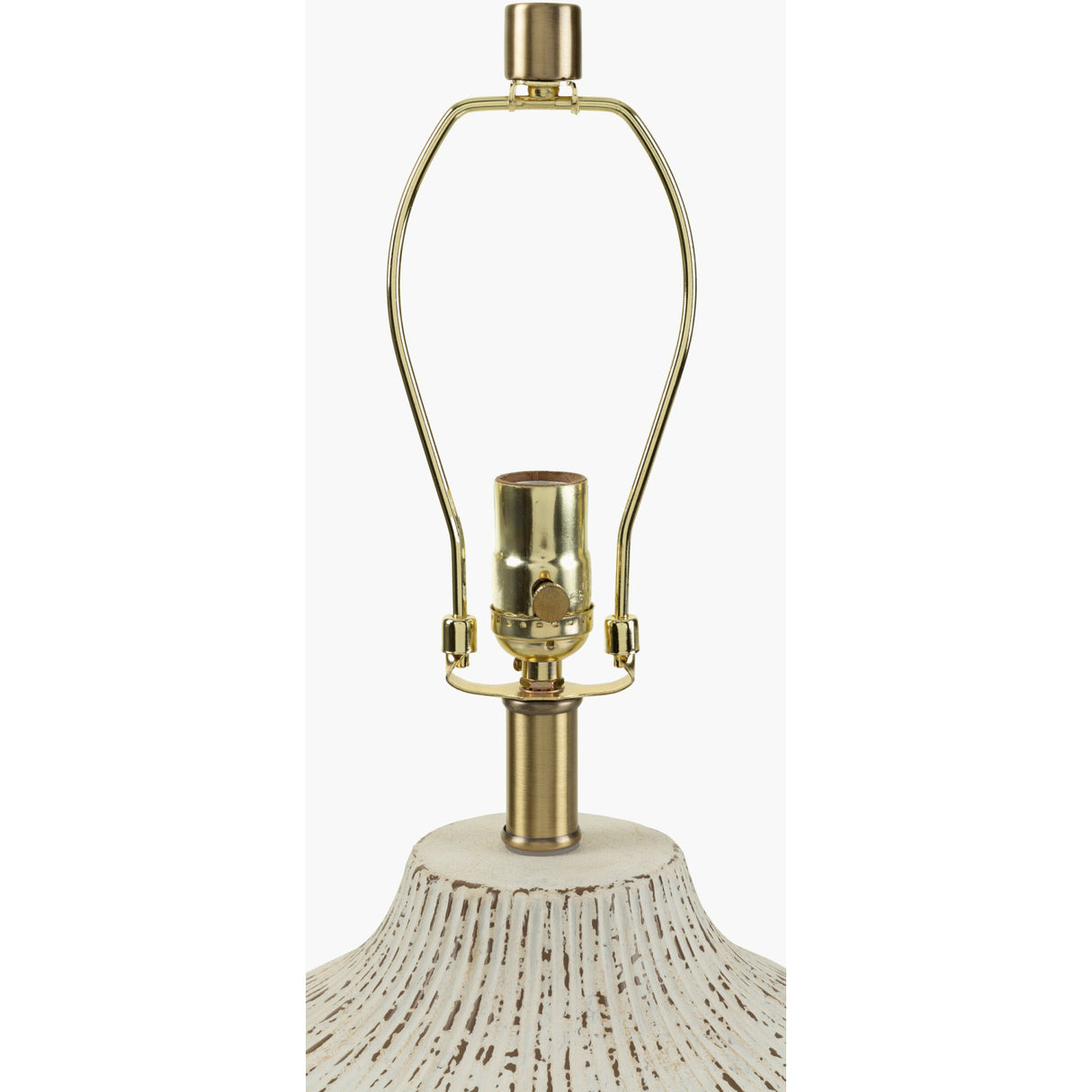 Modern European furniture - Chrome White Ceramic Table Lamp - www.oroa.com | Oroa.com