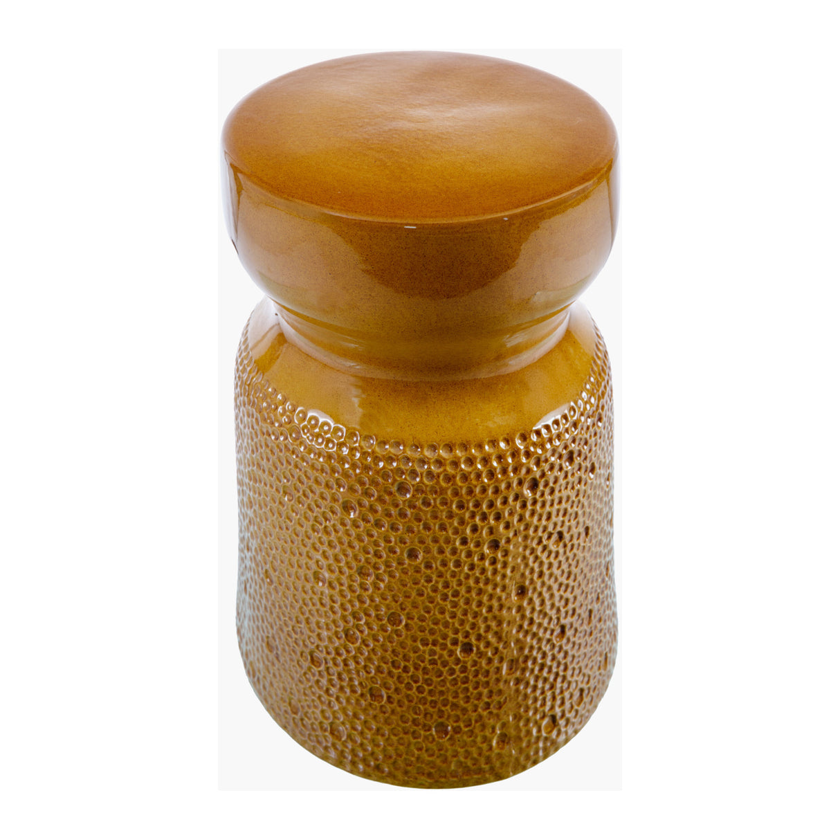 Modern European furniture - Textured Ceramic Hourglass Garden Stool - www.oroa.com | Oroa.com