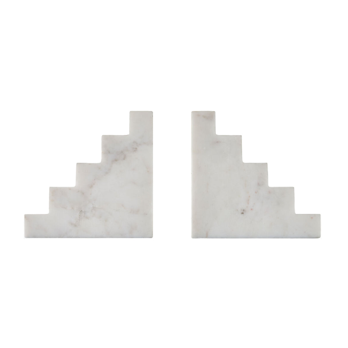Modern European furniture - Marble Stairs Bookends (2) - www.oroa.com | Oroa.com