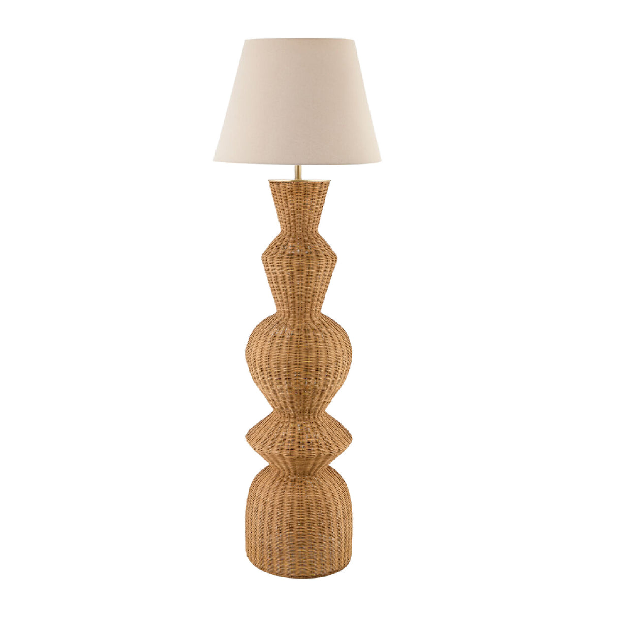 Geometrical Rattan Layer Floor Lamp | Oroa.com