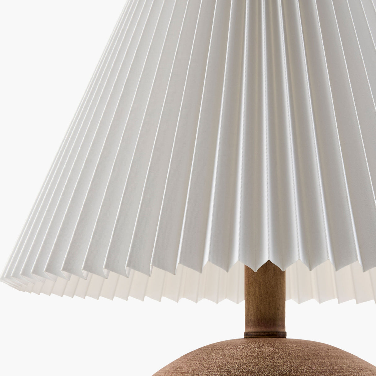 Modern European furniture - Pleated White Linen Table Lamp - www.oroa.com | Oroa.com