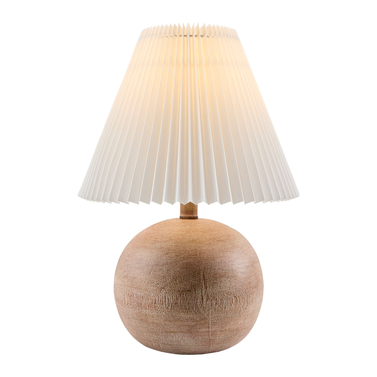 Modern European furniture - Pleated White Linen Table Lamp - www.oroa.com | Oroa.com