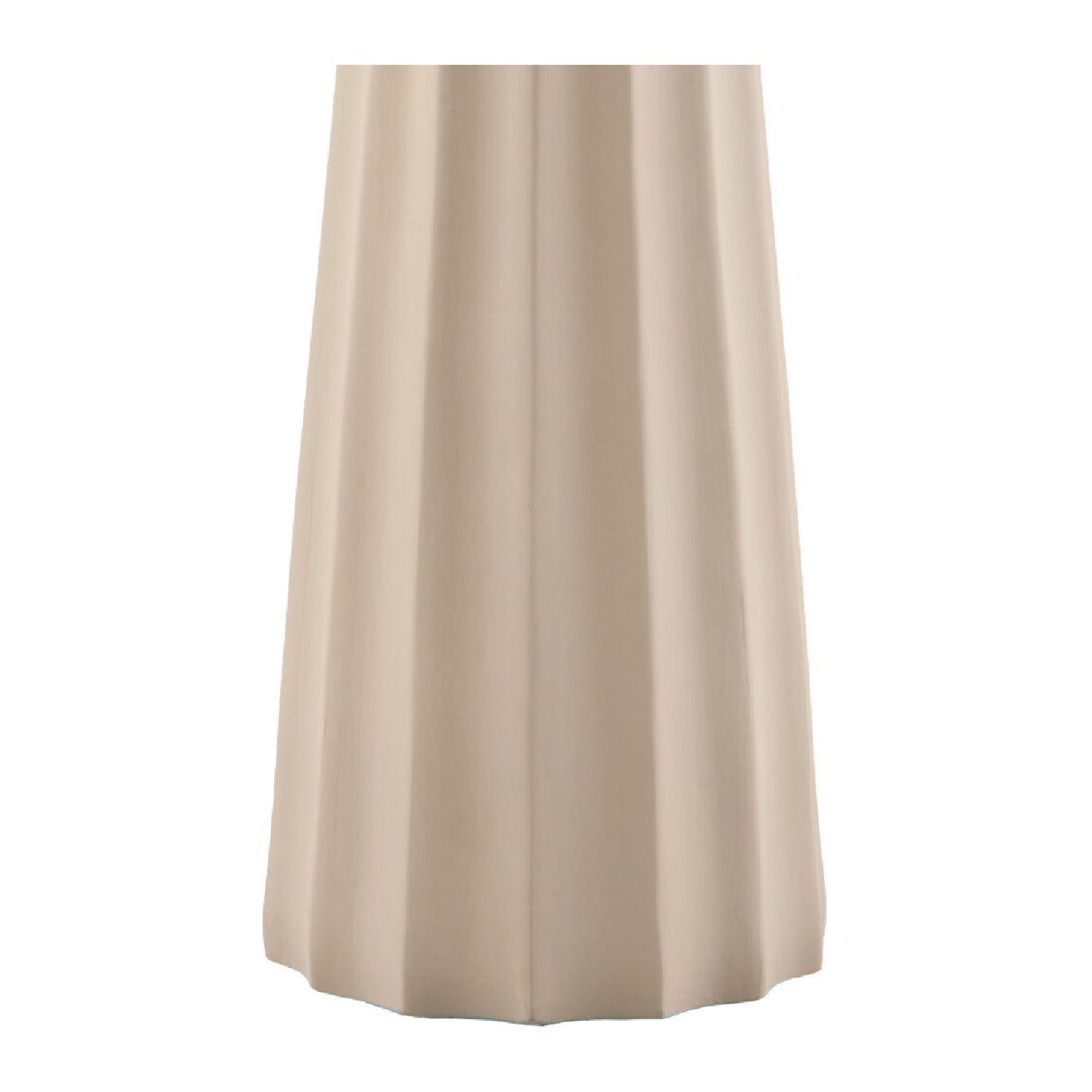 Modern European furniture - Scalloped White Cotton Table Lamp - www.oroa.com | Oroa.com