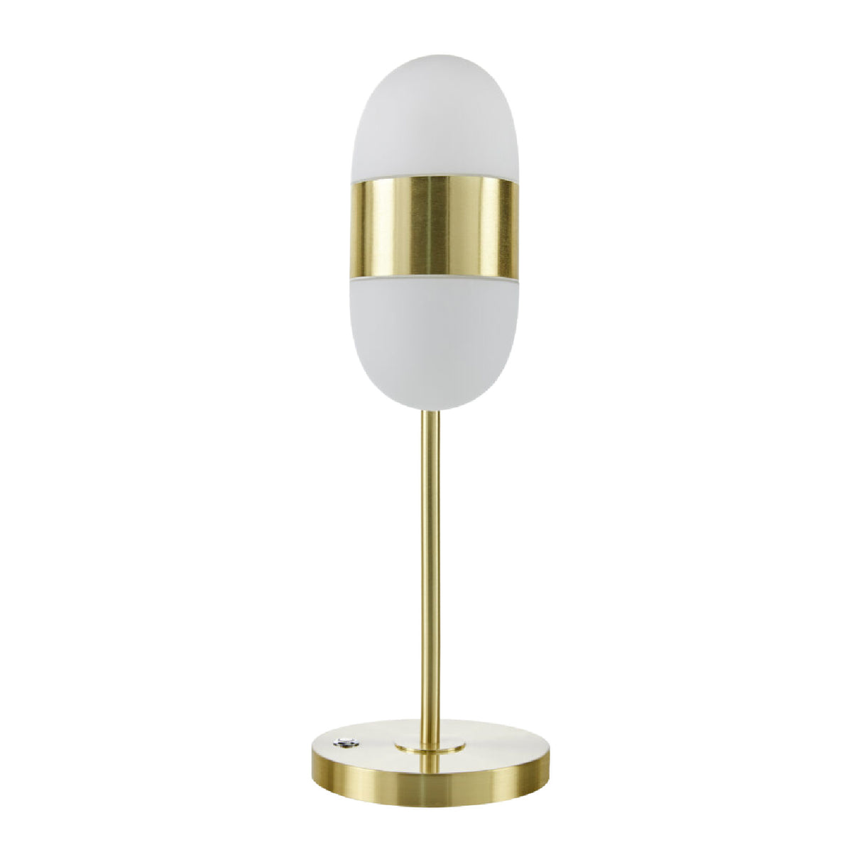 Modern European furniture - Dual White Glass Table Lamp - www.oroa.com | Oroa.com