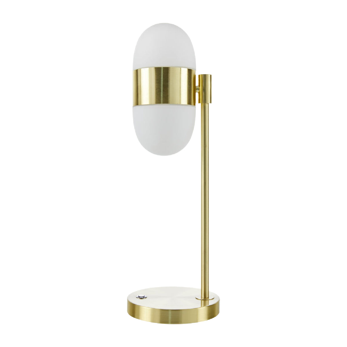 Modern European furniture - Metal Framed Glass Table Lamp - www.oroa.com | Oroa.com