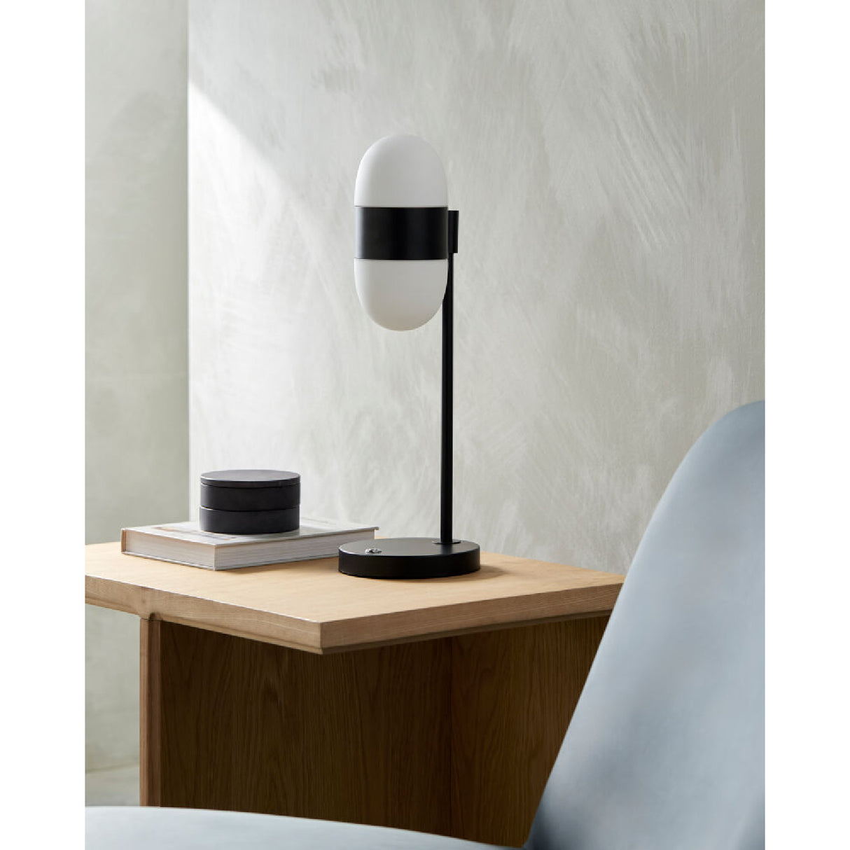 Modern European furniture - Metal Framed Glass Table Lamp - www.oroa.com | Oroa.com
