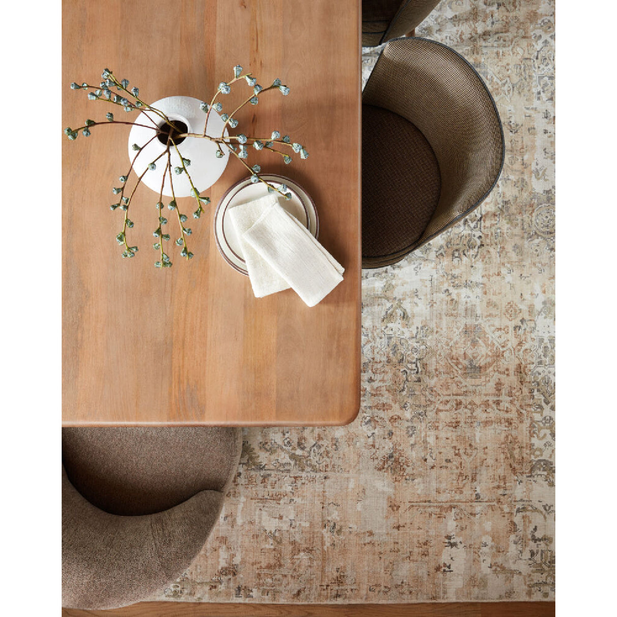 Modern furniture - Handmade Viscose Rectangular Carpet - www.oroa.com | Oroa.com