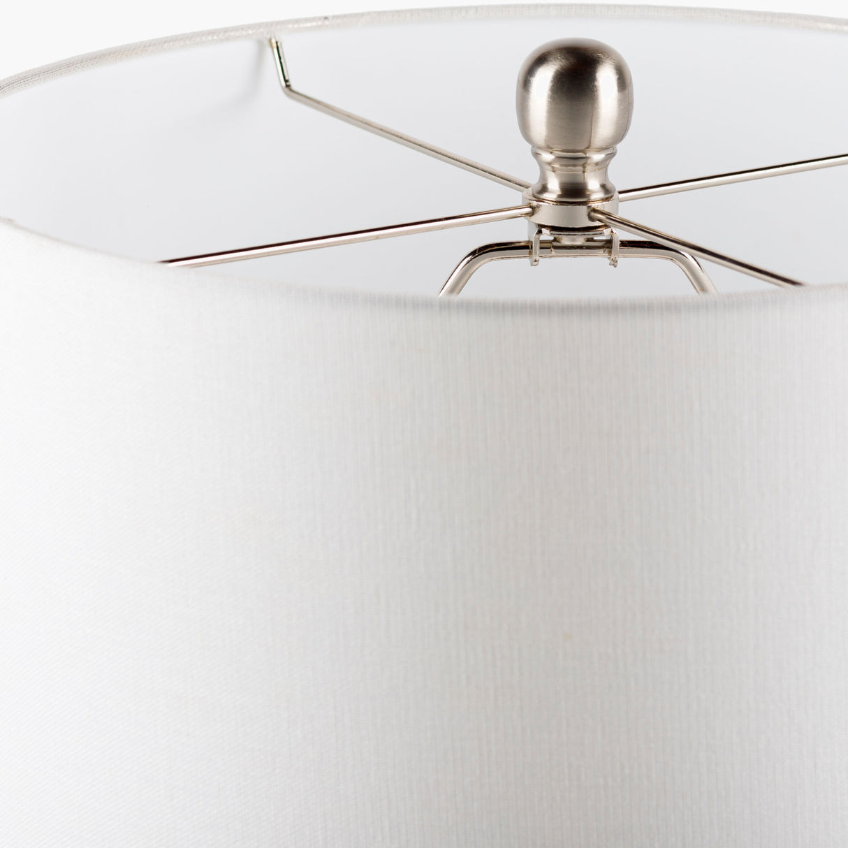 Modern European furniture - White Ceramic Linen Table Lamp - www.oroa.com | Oroa.com