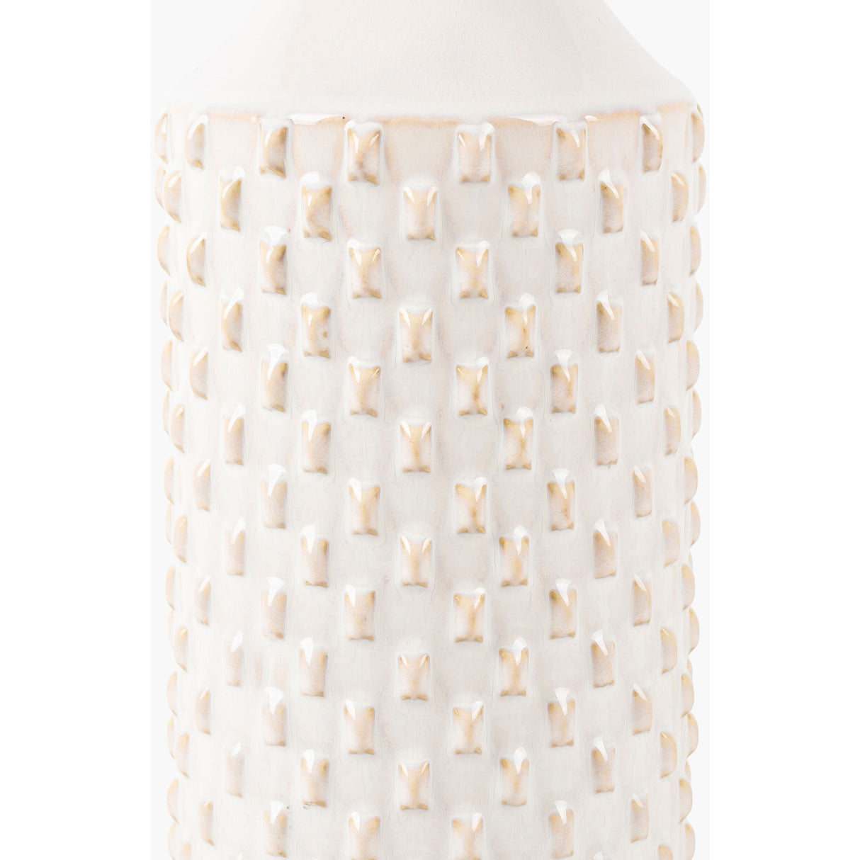 Modern European furniture - White Ceramic Linen Table Lamp - www.oroa.com | Oroa.com