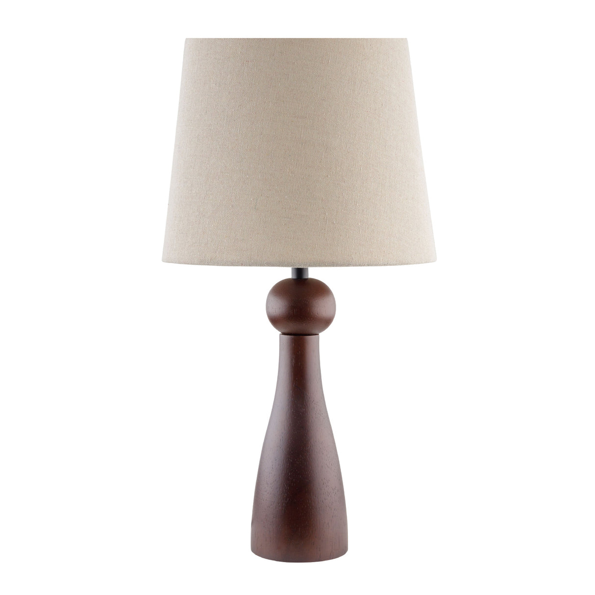 Modern European furniture - Wood Veneer Linen Table Lamp - www.oroa.com | Oroa.com