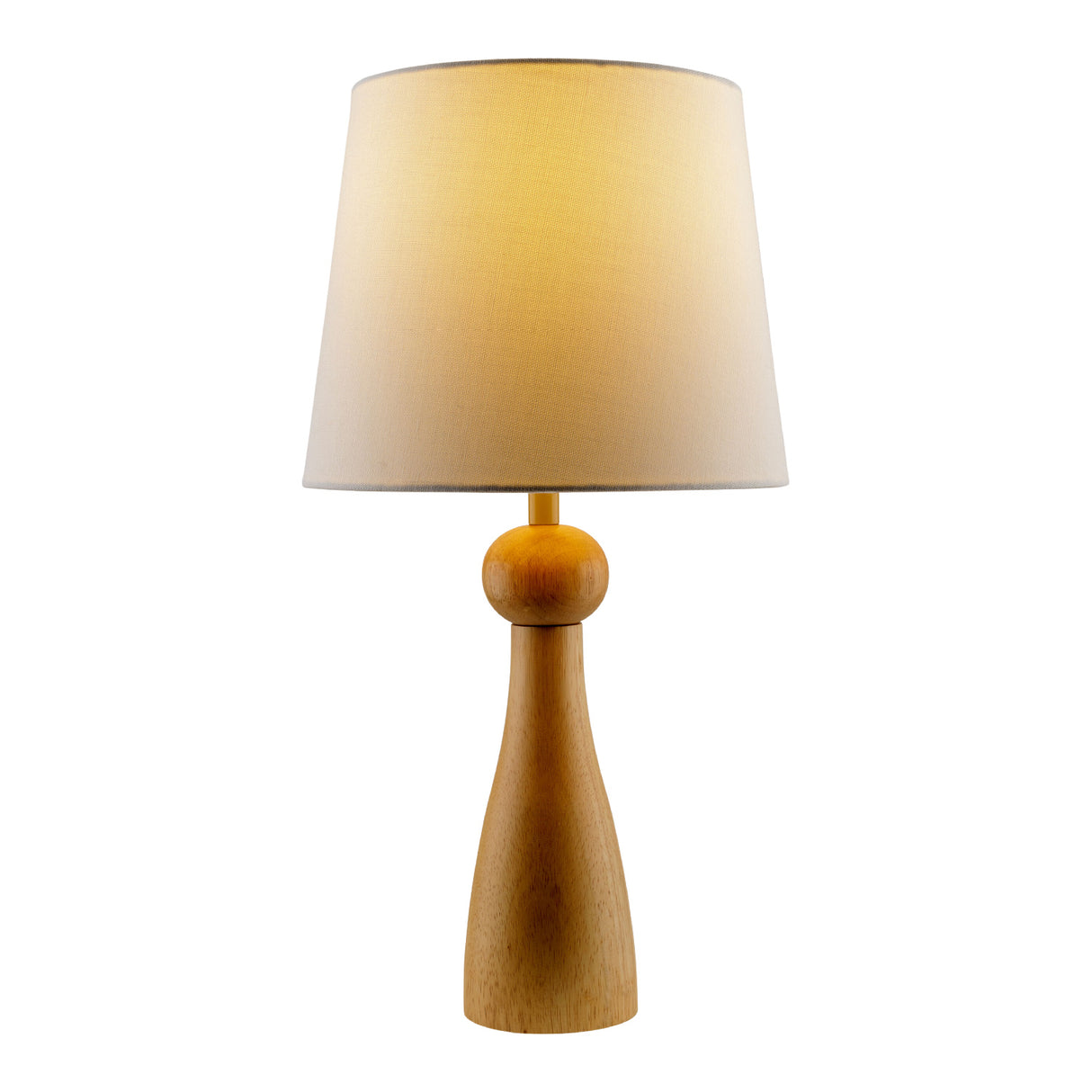 Modern European furniture - Wood Veneer Linen Table Lamp - www.oroa.com | Oroa.com