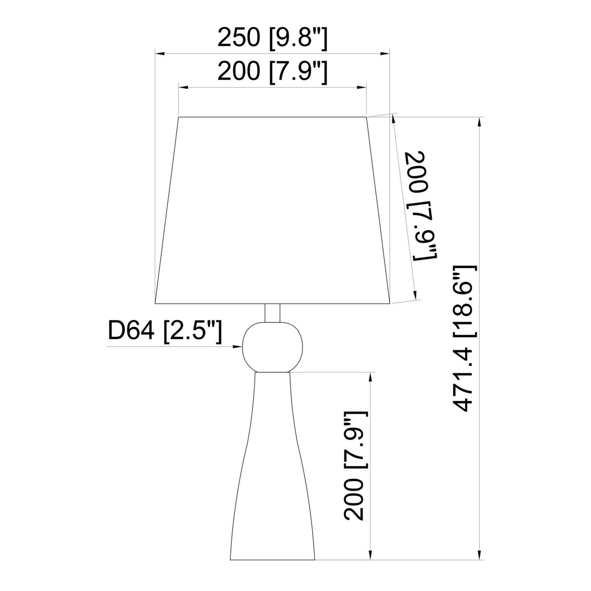 Modern European furniture - Wood Veneer Linen Table Lamp - www.oroa.com | Oroa.com