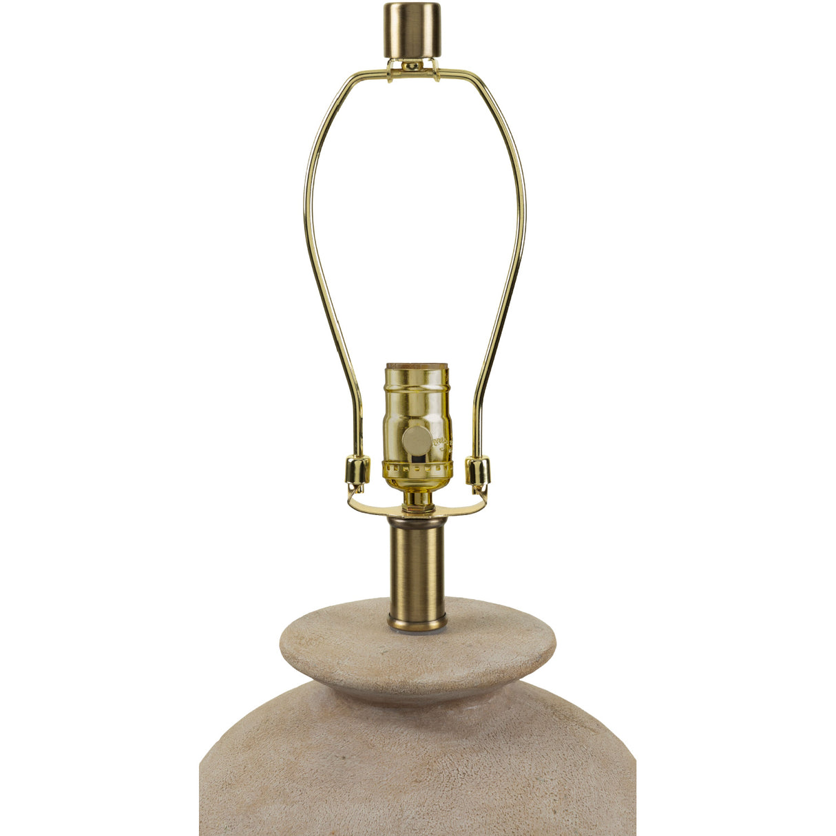 Modern European furniture - Rounded Cream Accent Table Lamp - www.oroa.com | Oroa.com