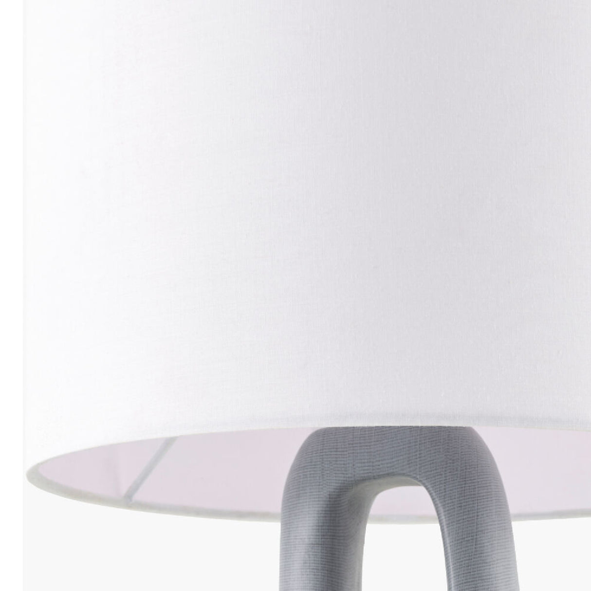 Modern European furniture - Textured Gray Accent Table Lamp - www.oroa.com | Oroa.com