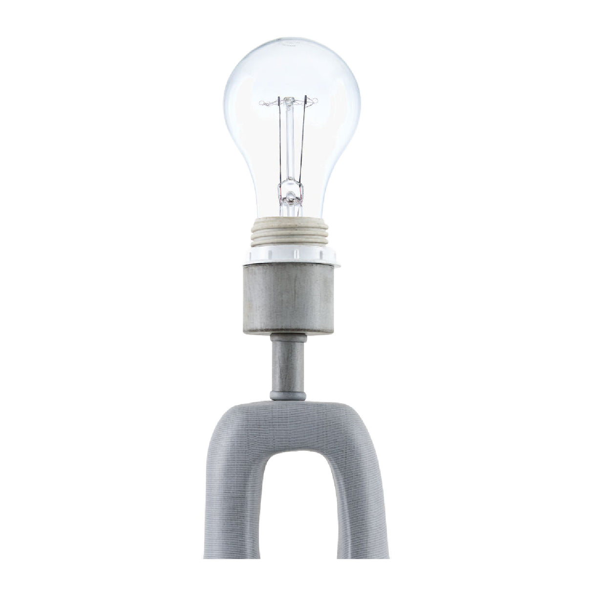 Modern European furniture - Textured Gray Accent Table Lamp - www.oroa.com | Oroa.com