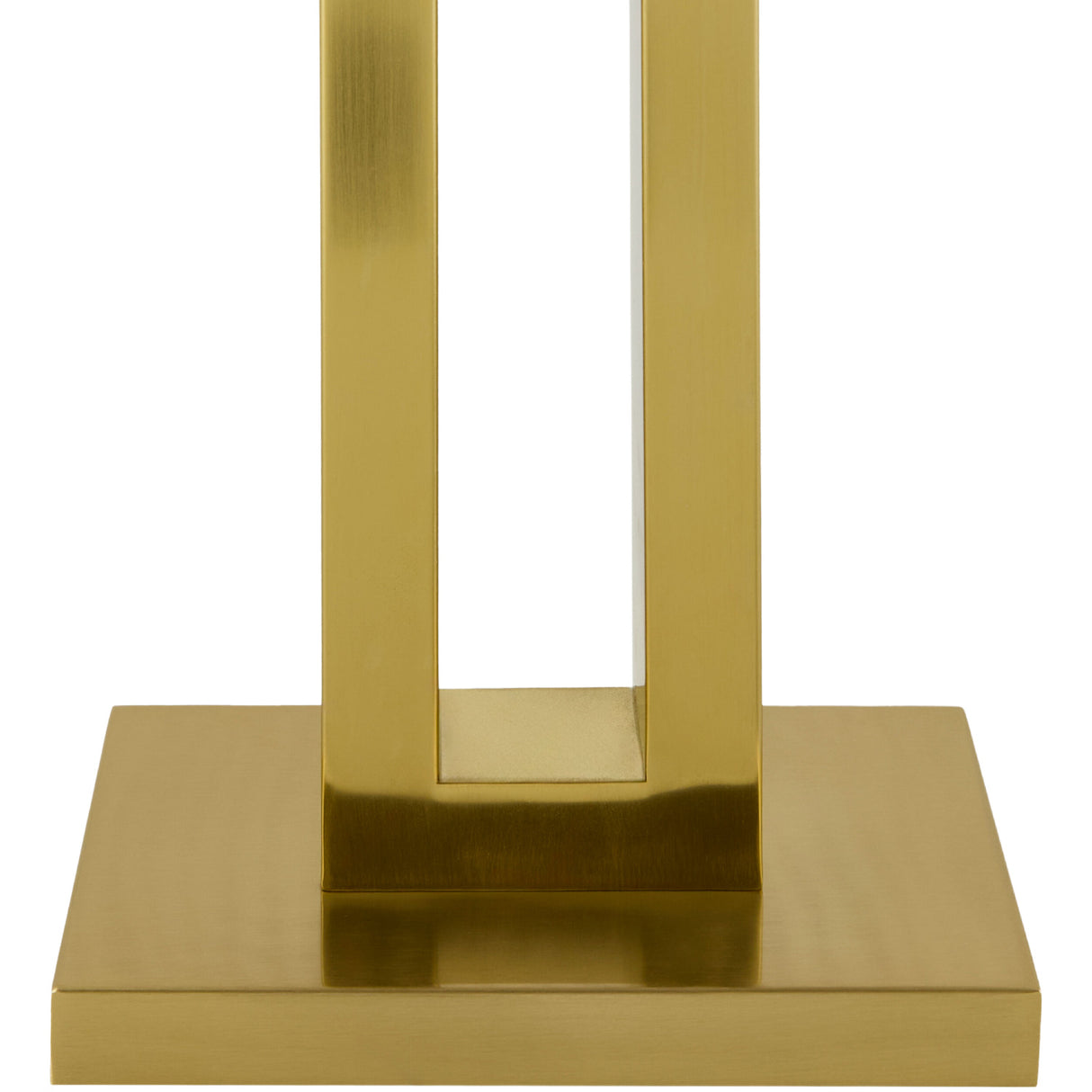White Linen Gold Table Lamp | Oroa.com
