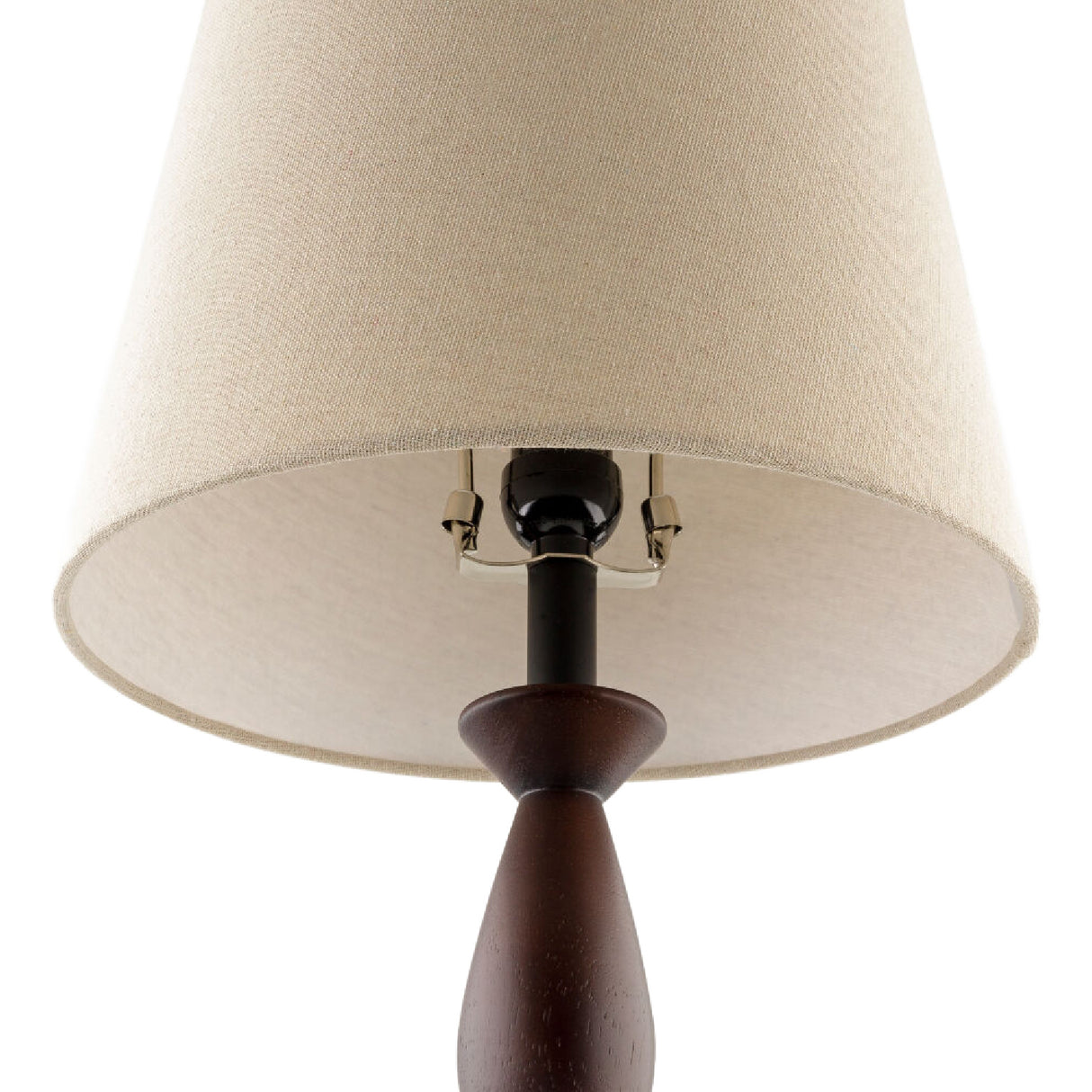 Modern European furniture - Linen Wood Veneer Table Lamp - www.oroa.com | Oroa.com