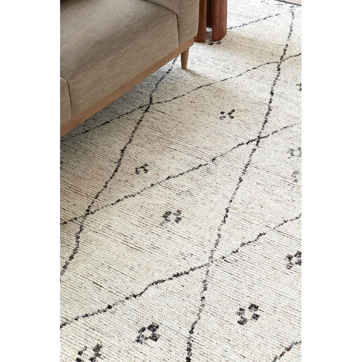Modern furniture - Gray Hand-Knotted Wool Carpet - www.oroa.com | Oroa.com